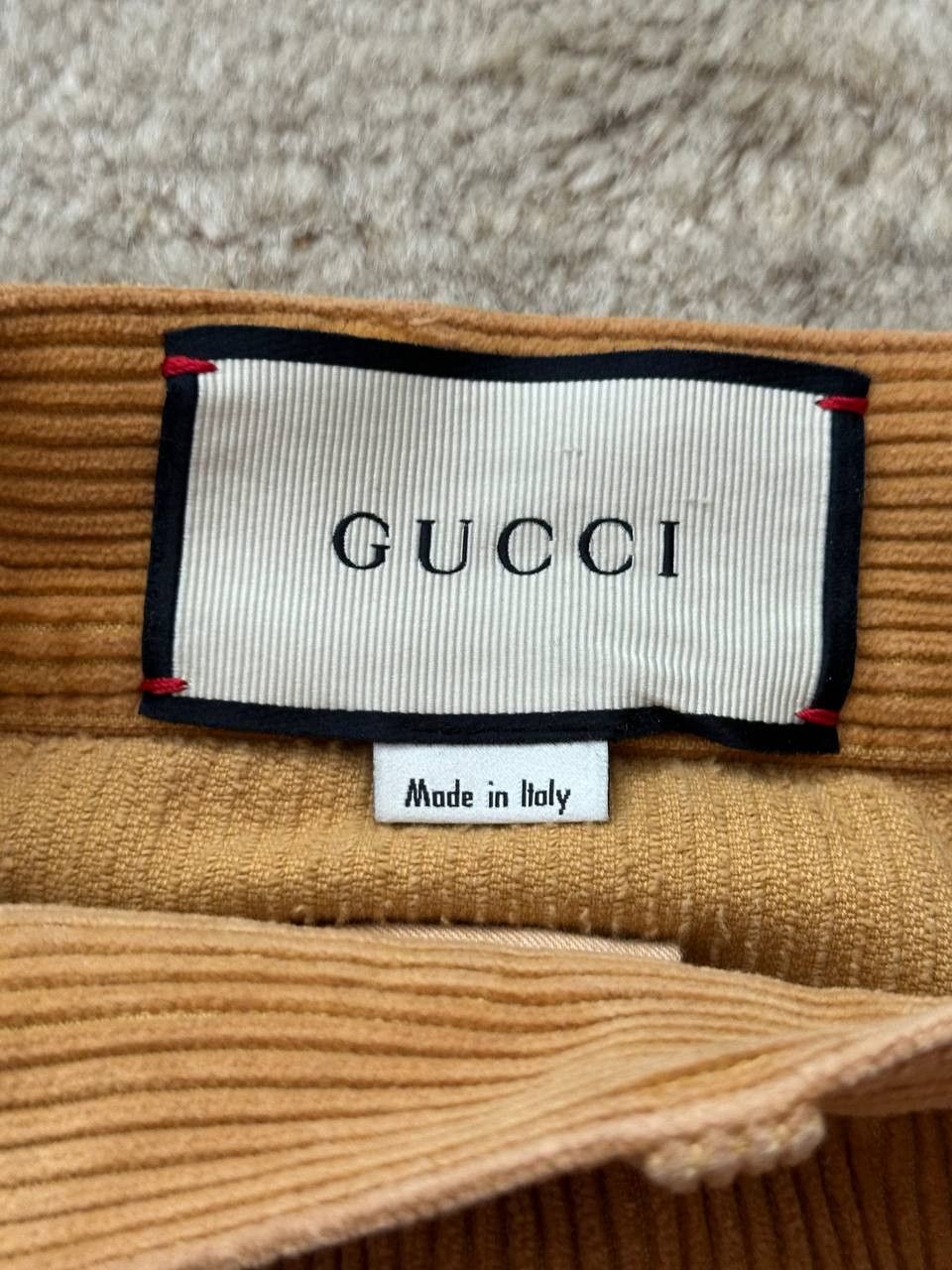Gucci Gucci Mustard Corduroy Pants Size US 33 - 2 Thumbnail