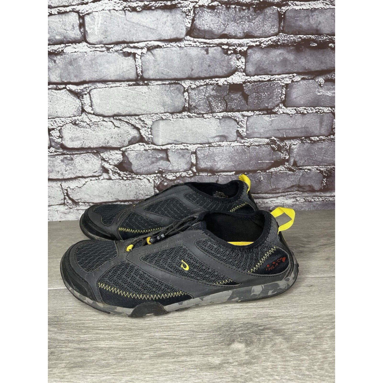 Olukai Olukai Shoes Eleu Trainer Black Camo Yellow Comfort Walking Size US 11 / EU 44 - 13 Thumbnail