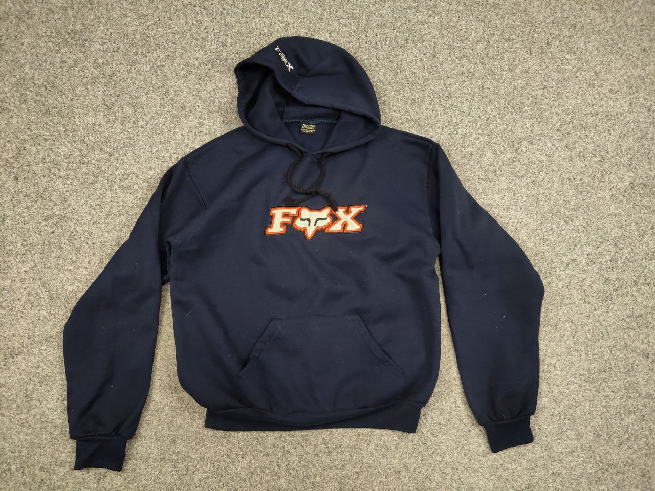 Fox Racing Vintage 90's Fox Racing Oversized logo blue Hoodie Size US L / EU 52-54 / 3 - 6 Thumbnail