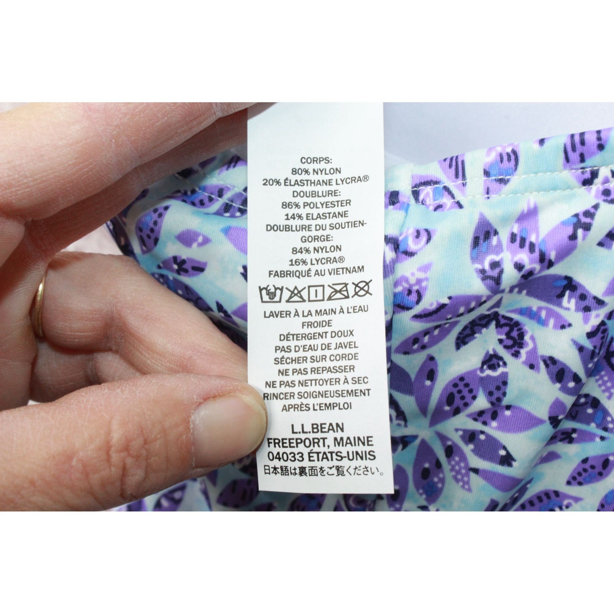 L.L. Bean LL Bean Mix and Match Swimwear Top Tankini Print Size S / US 4 / IT 40 - 9 Thumbnail