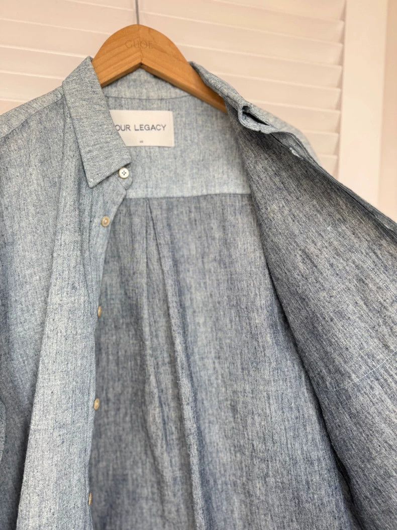 Our Legacy our legacy size 48 Washed blue long-sleeved shirt 2502-Nex Size US M / EU 48-50 / 2 - 5 Thumbnail