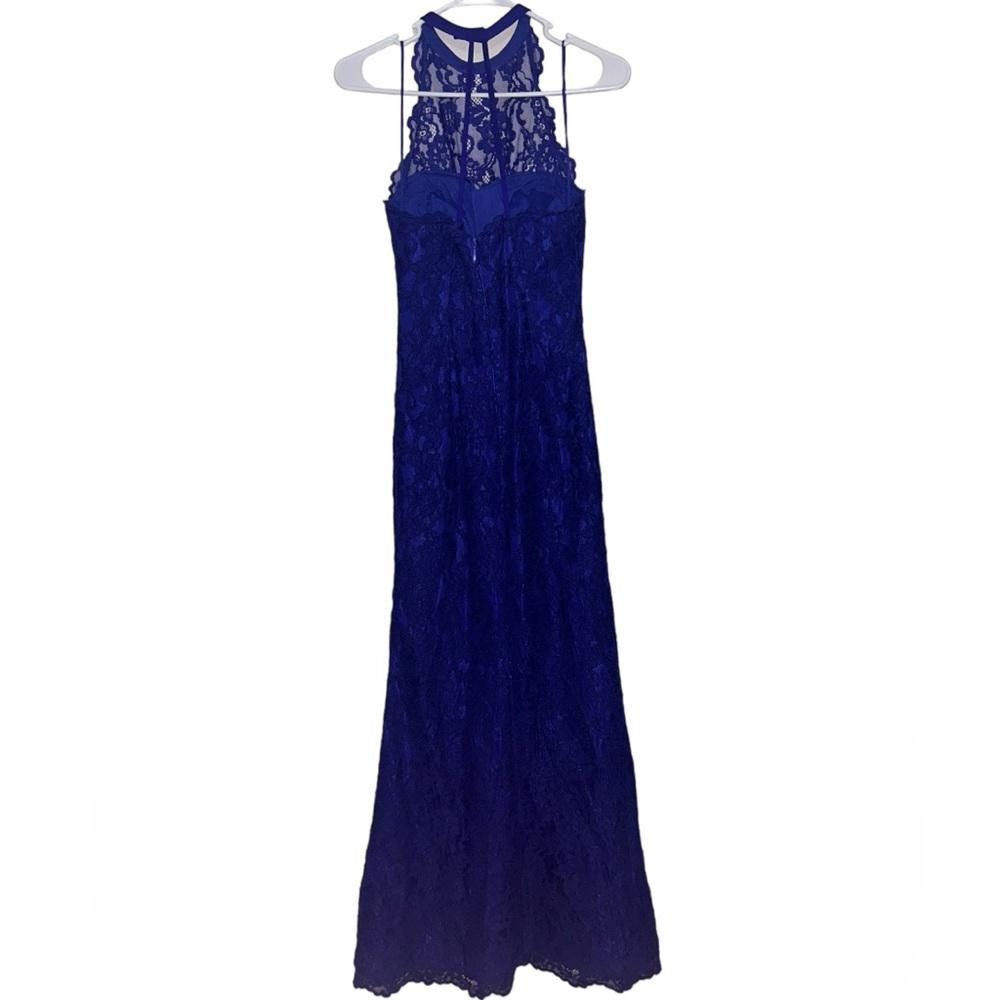 Nicole Miller Nicole Miller l Halter Lace Mermaid Gown Size 4 Size S / US 4 / IT 40 - 3 Thumbnail