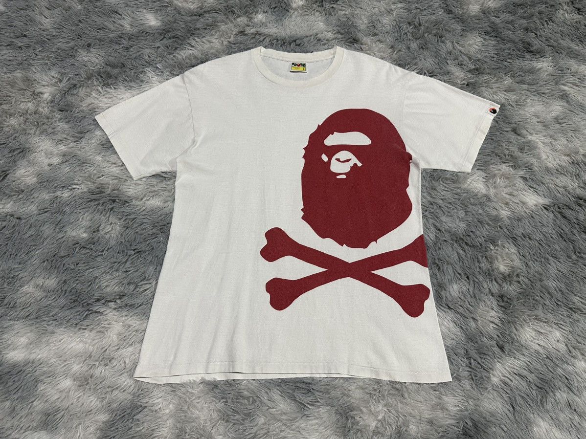 Bape 🔥Bape Shirt Crossbones Pigment Print Size US L / EU 52-54 / 3 - 1 Thumbnail
