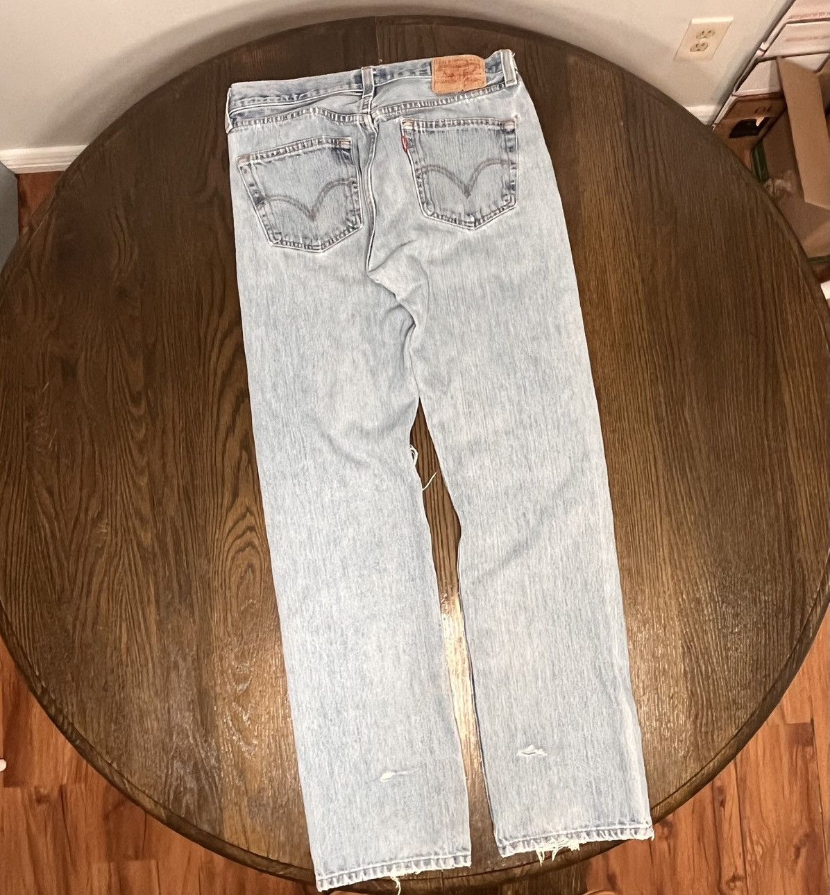 Levi's Vintage Distressed Levi 501 Size US 33 - 2 Thumbnail