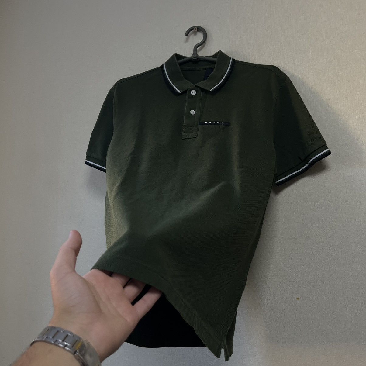 Prada Prada black label polo tee Size US M / EU 48-50 / 2 - 5 Thumbnail