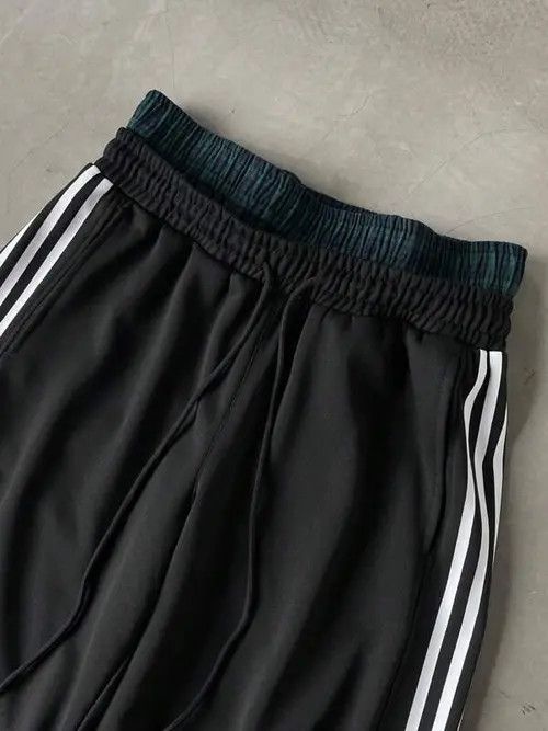 Japanese Brand × Vintage DRIP Wide Leg Stripe Y2K Sweatpants Size US 36 / EU 52 - 4 Thumbnail