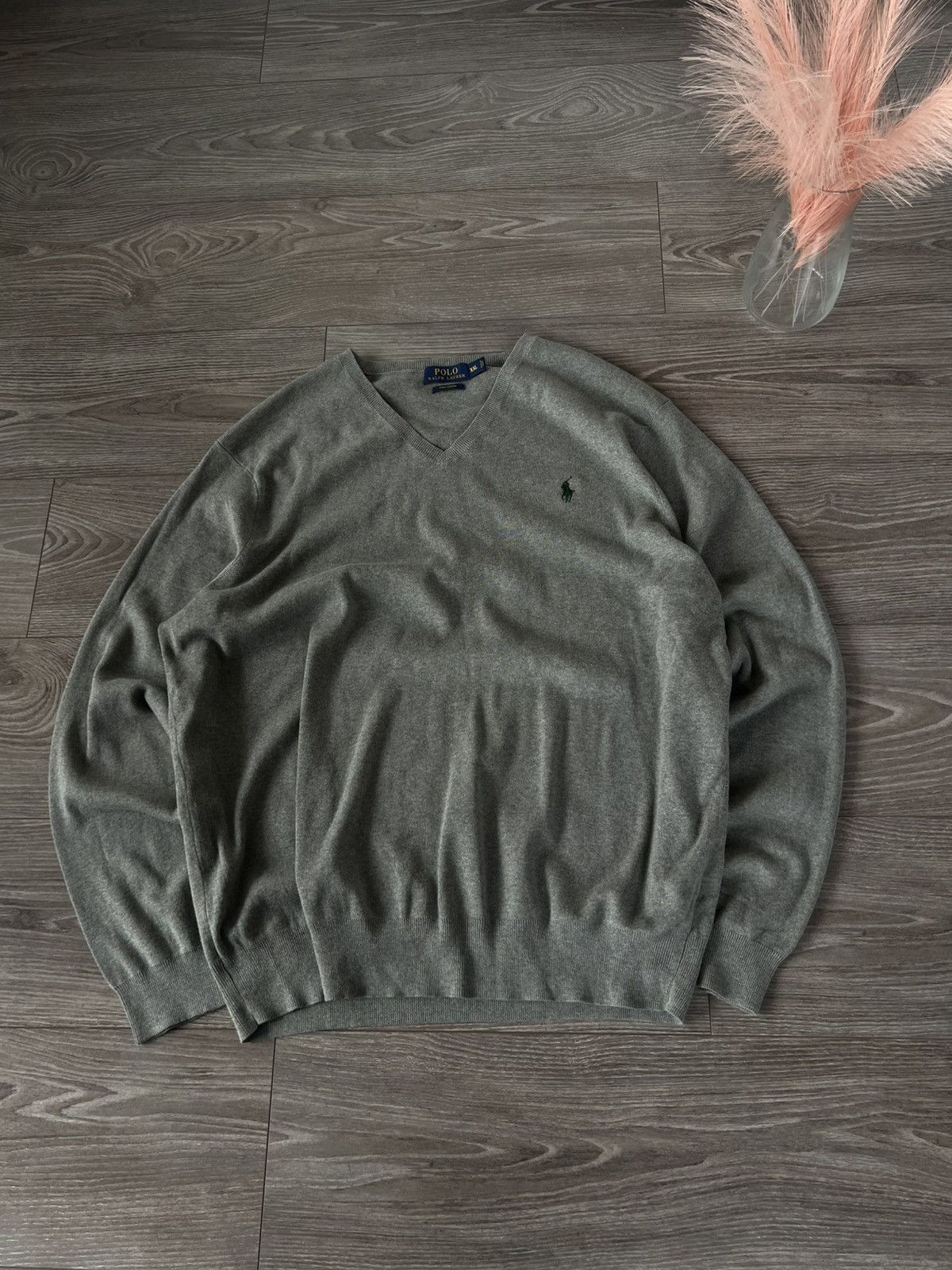 ‼️Vintage Casual Polo Ralph Lauren RRL V Neck Knit Sweater‼️