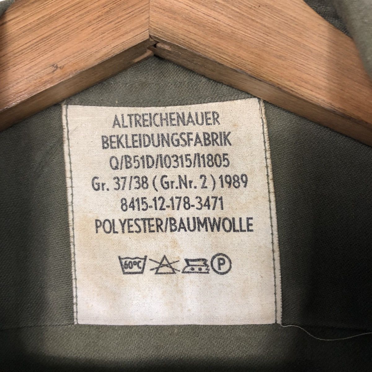 Vintage 📌Vintage Military Chore Worker Jacket 89's Altreichenauer Size US M / EU 48-50 / 2 - 18 Thumbnail