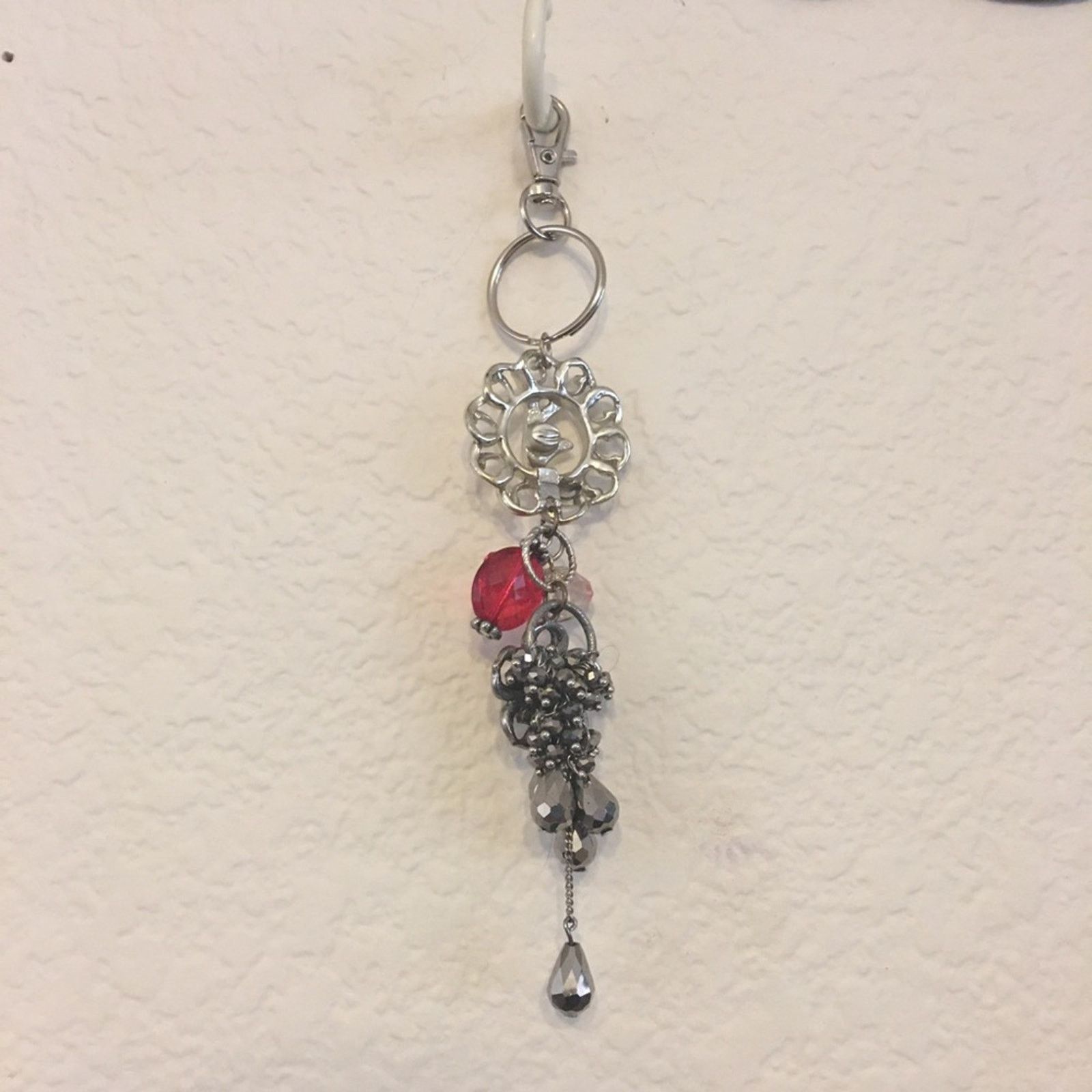 Vintage Vintage repurpose salvaged estate gem keychain Size ONE SIZE - 2 Thumbnail