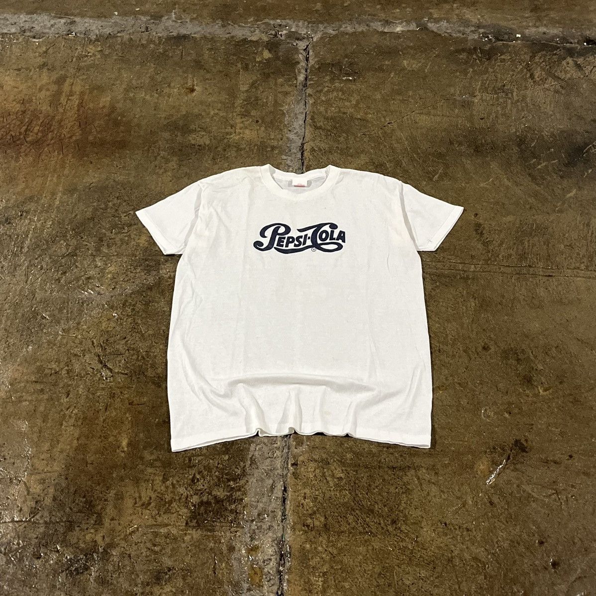Pepsi × Vintage Vintage 80s Pepsi Cola Thin Logo Graphic Tee Shirt Medium Size US M / EU 48-50 / 2 - 1 Thumbnail