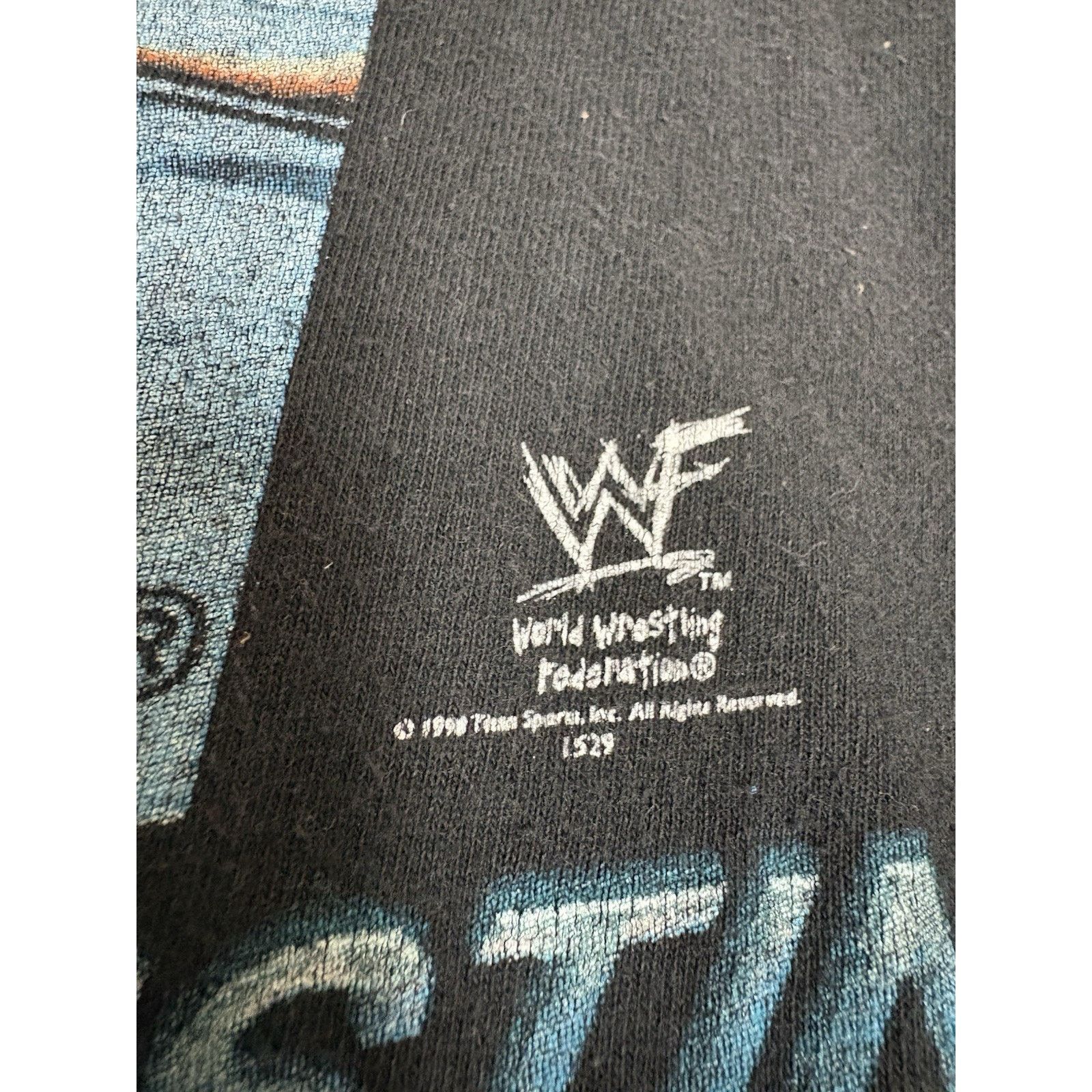 Vintage 1997 Stone Cold Steve Austin WWF Wrestling XL Bret Hart Size US XL / EU 56 / 4 - 4 Thumbnail