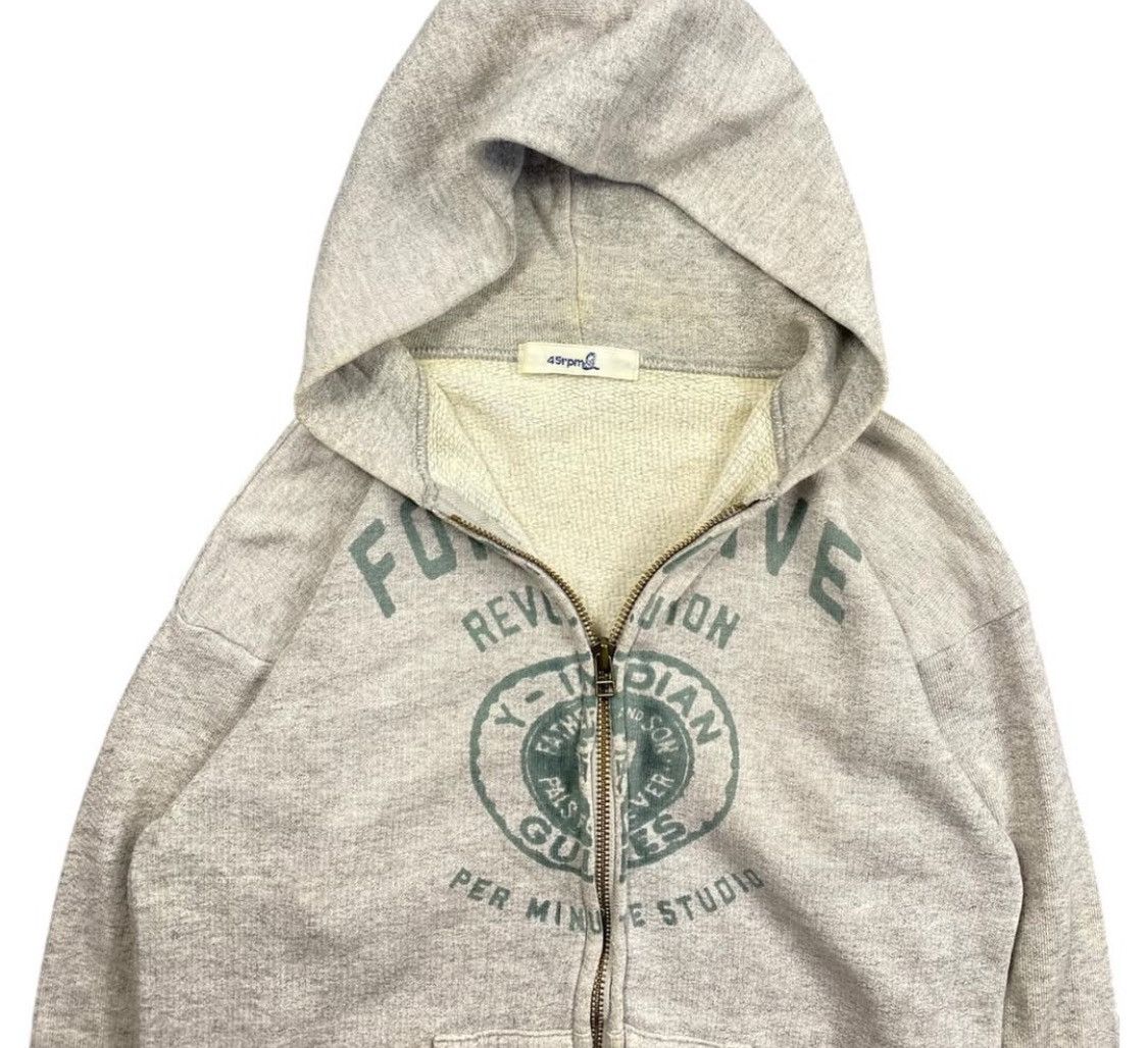 45rpm × Japanese Brand 45 Rpm Hoodie University Design Size M / US 6-8 / IT 42-44 - 2 Thumbnail