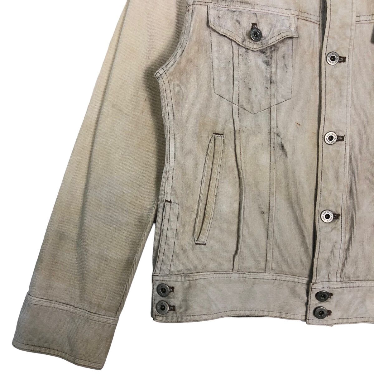 Burberry 🔥Vtg Cropped Biker Jacket Corduroy Burberry Nova Check Size US M / EU 48-50 / 2 - 4 Thumbnail
