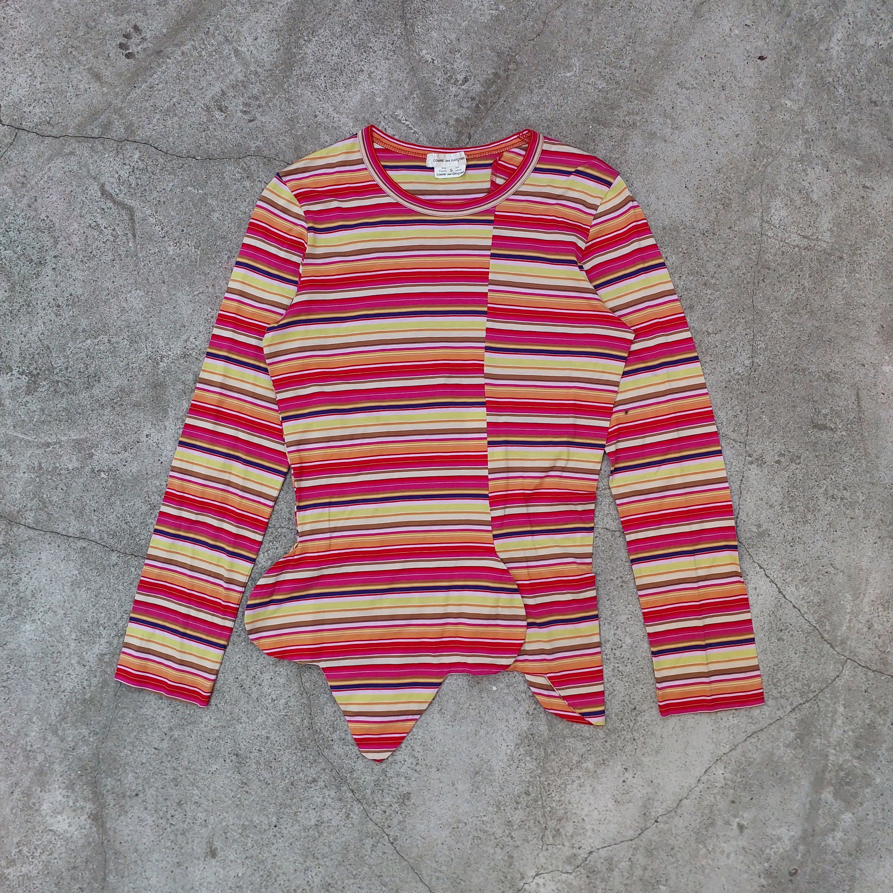image of Comme Des Garcons - Ad2003 Rainbow Knit - Longsleeves, Women's (Size Small)