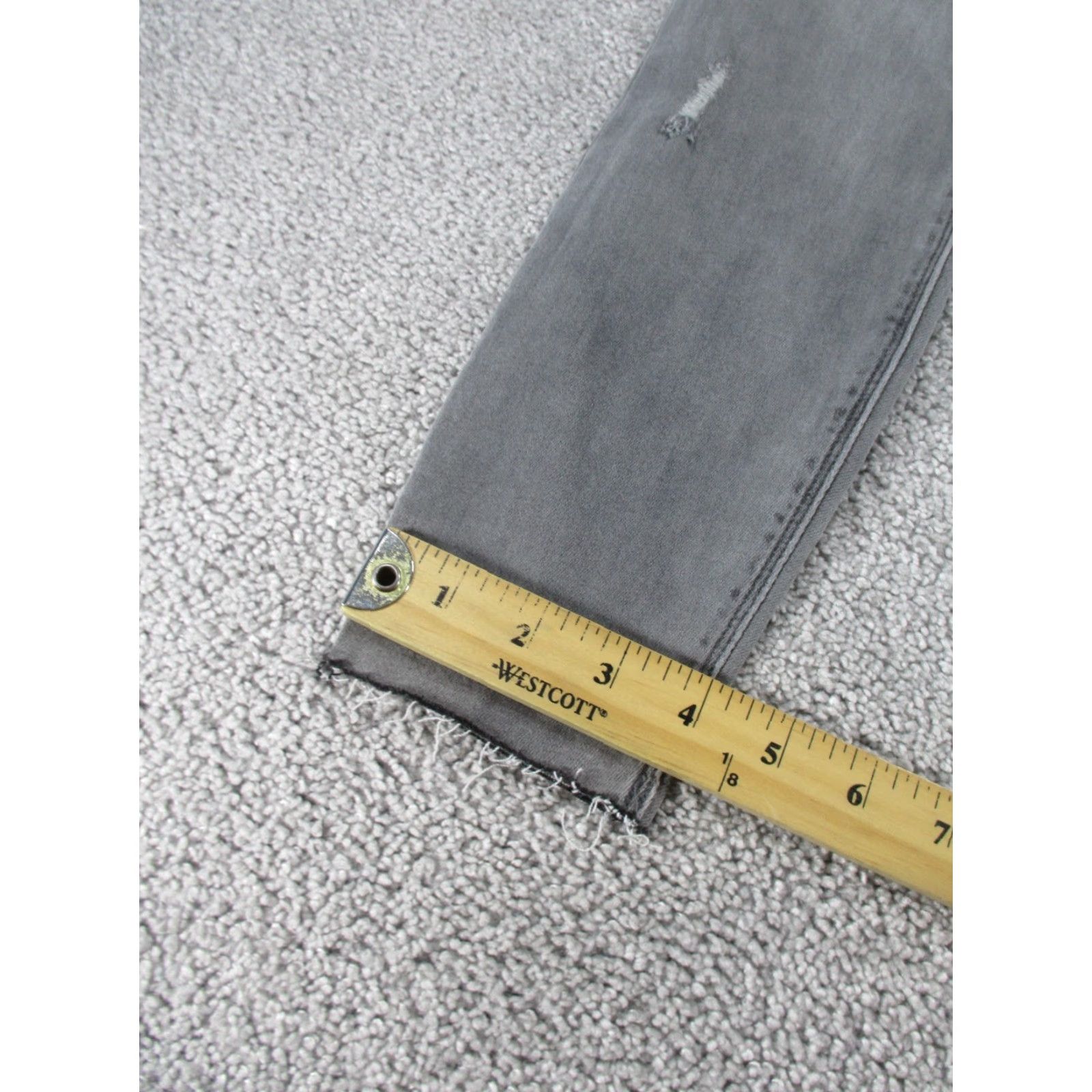 Spanx Spanx Jeggings Skinny Distressed Womens Small Gray NEW Size 28" / US 6 / IT 42 - 4 Thumbnail