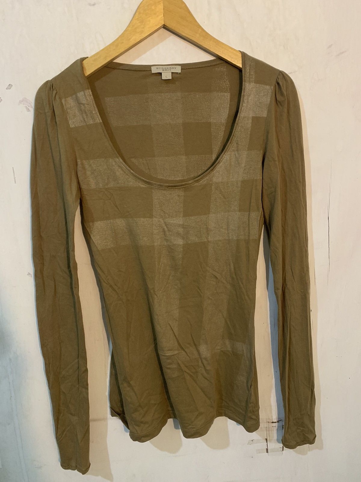 Burberry × Vintage Burberry brit long Sleeve Size US S / EU 44-46 / 1 - 1 Thumbnail