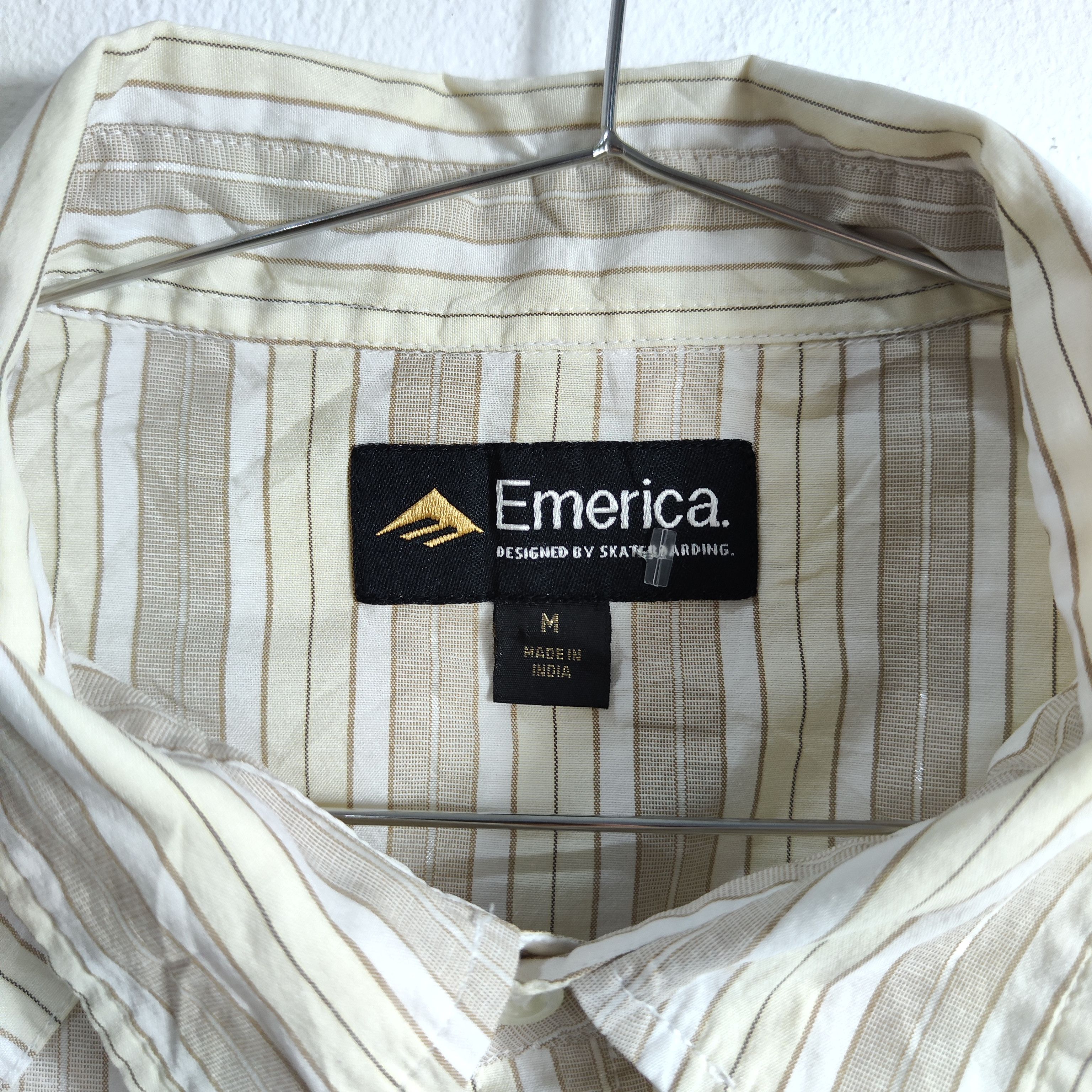 Emerica Emerica shirt Cream Large Pearl Snap Skatebord western Size US L / EU 52-54 / 3 - 7 Thumbnail