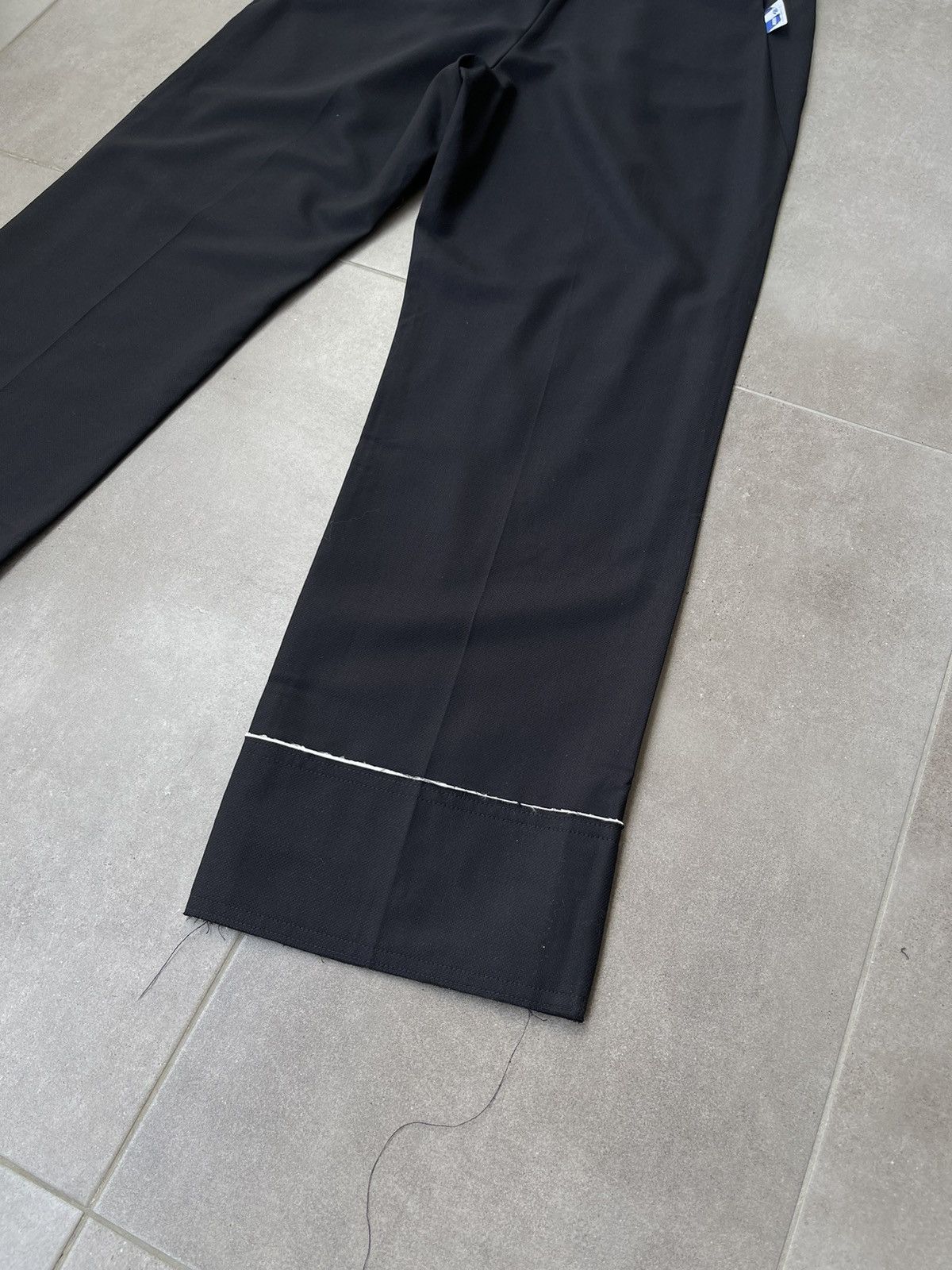 Ader Error !DS! SS22 Adererror Distressed Black Casual Pants Size 30" / US 8 / IT 44 - 13 Thumbnail