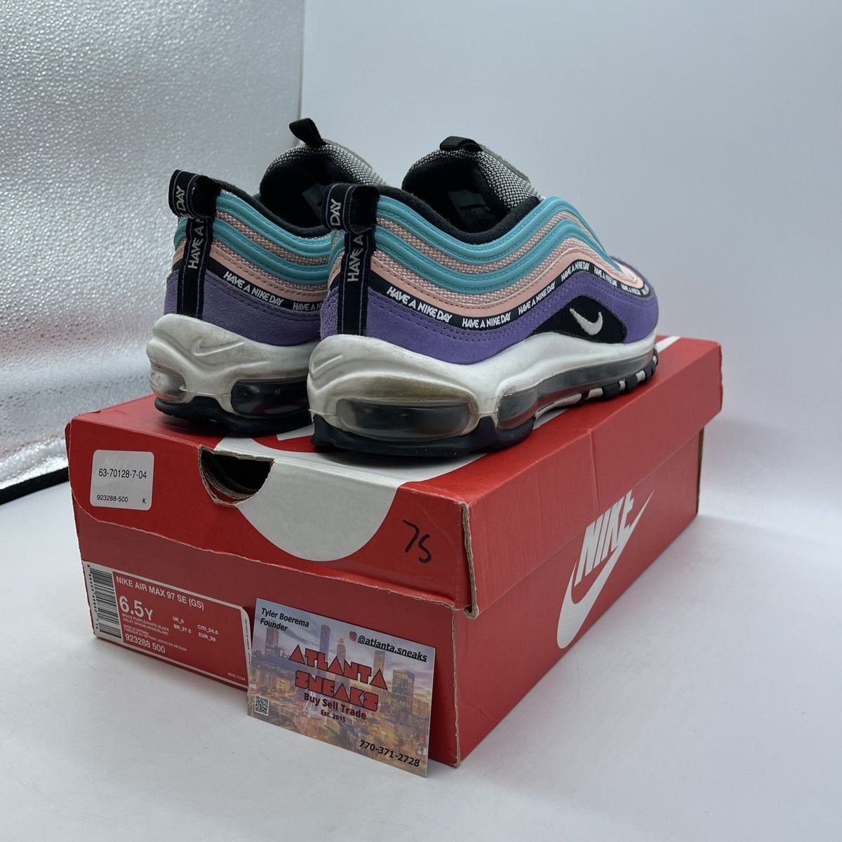 Nike Air max 97 have a Nike day Size US 6.5 / EU 39-40 - 5 Thumbnail