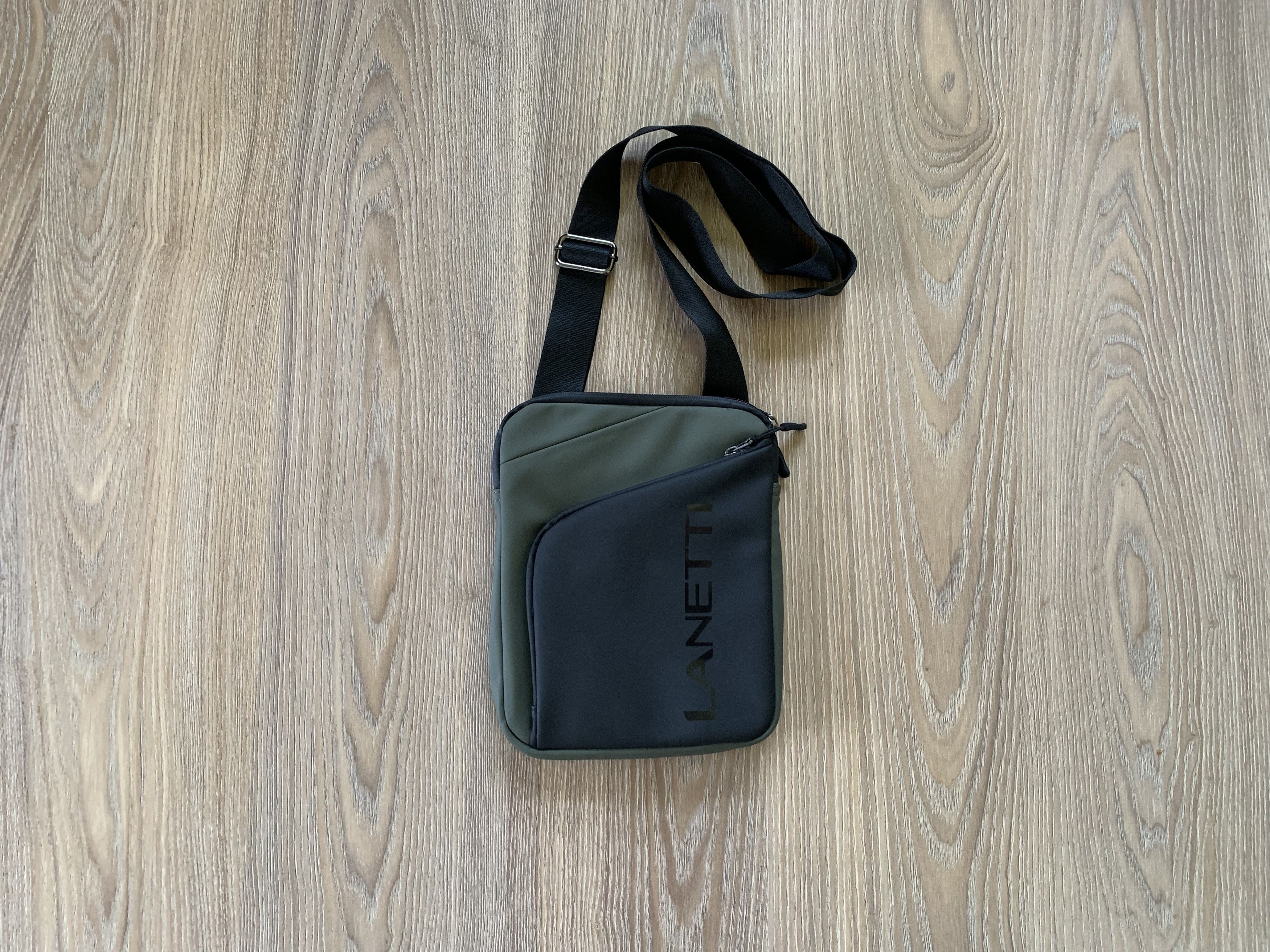 Other Lanetti Thin Khaki Dark Grey Sling Bag Messenger Size ONE SIZE - 1 Thumbnail