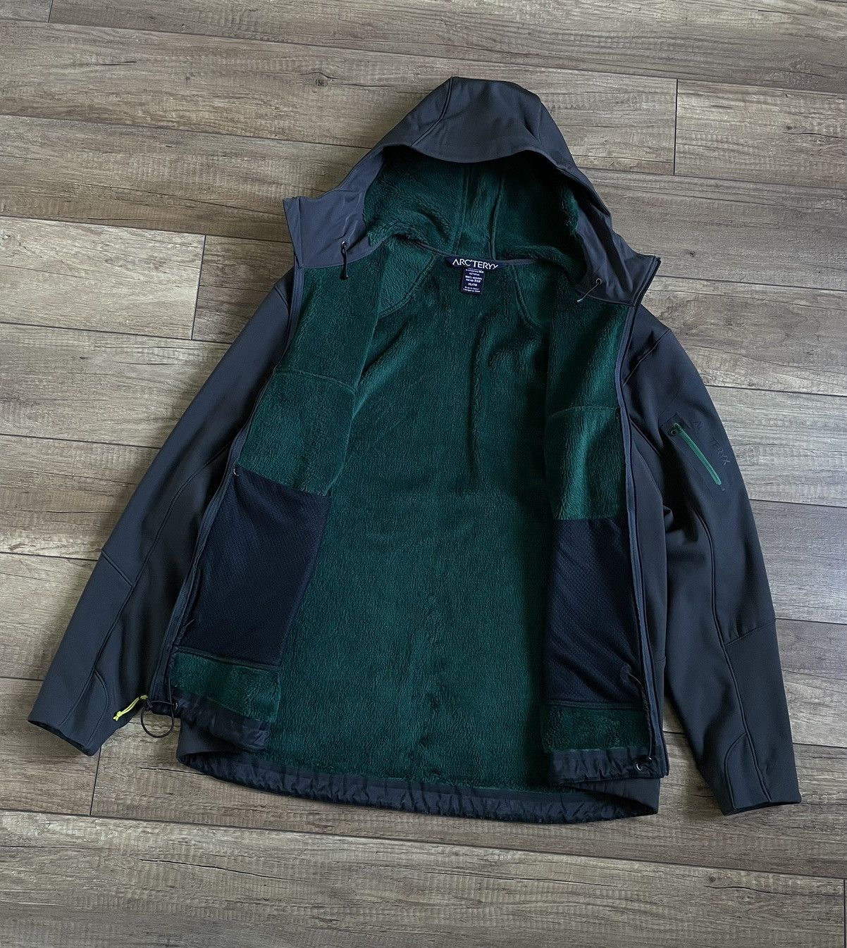 Arc'teryx ArcTeryx Polartec Hooded Softshell Fleece Insulated Jacket Size US XL / EU 56 / 4 - 15 Thumbnail