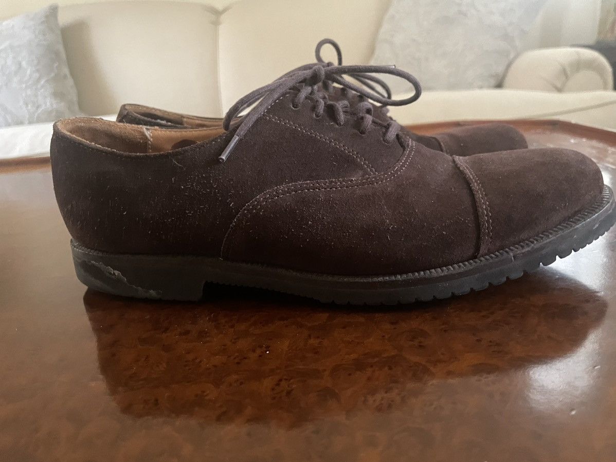 Cole Haan × Vintage Snuff Suede Cap Toe Oxford Size US 9.5 / EU 42-43 - 2 Thumbnail
