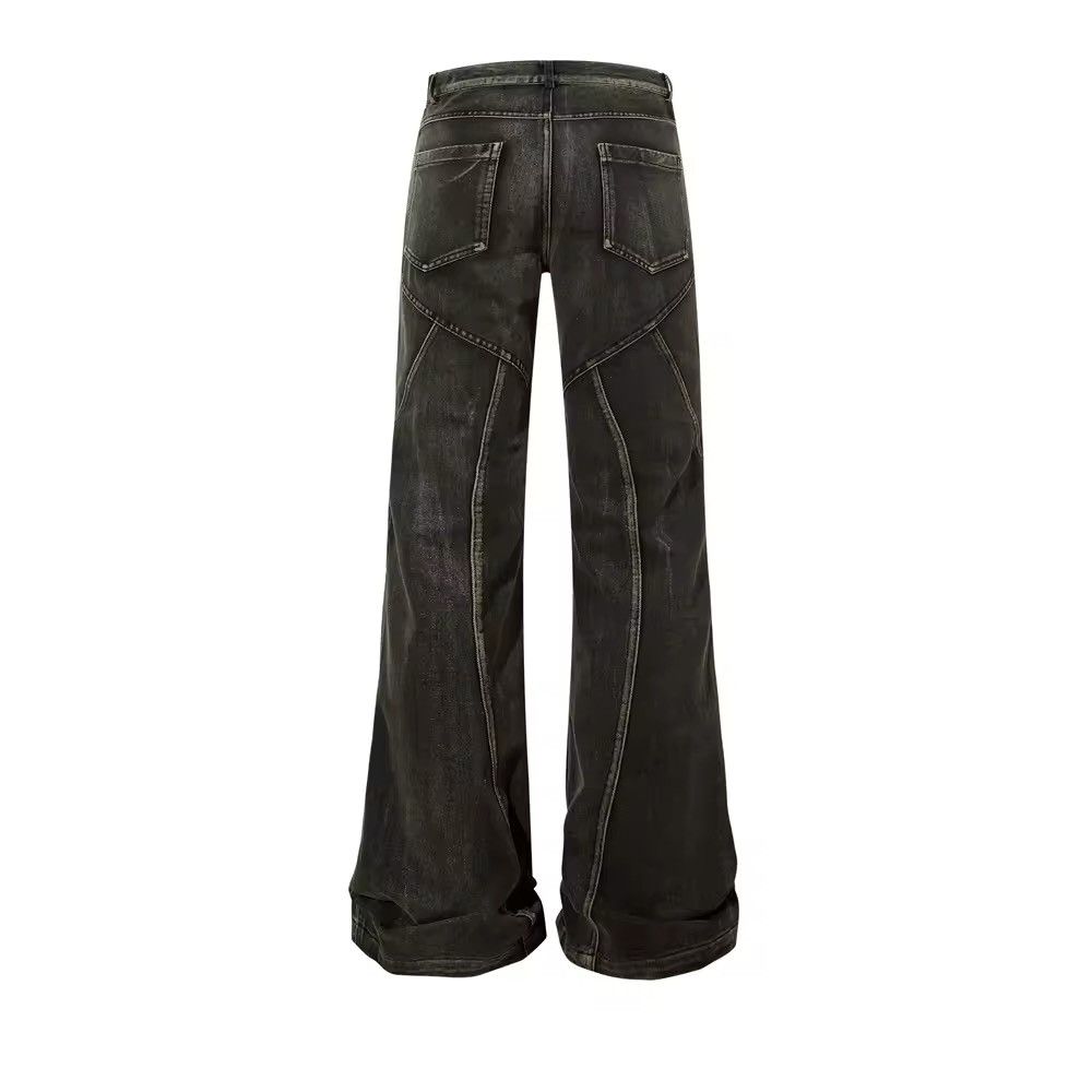 Street Deconstructed Micro-flared Jeans