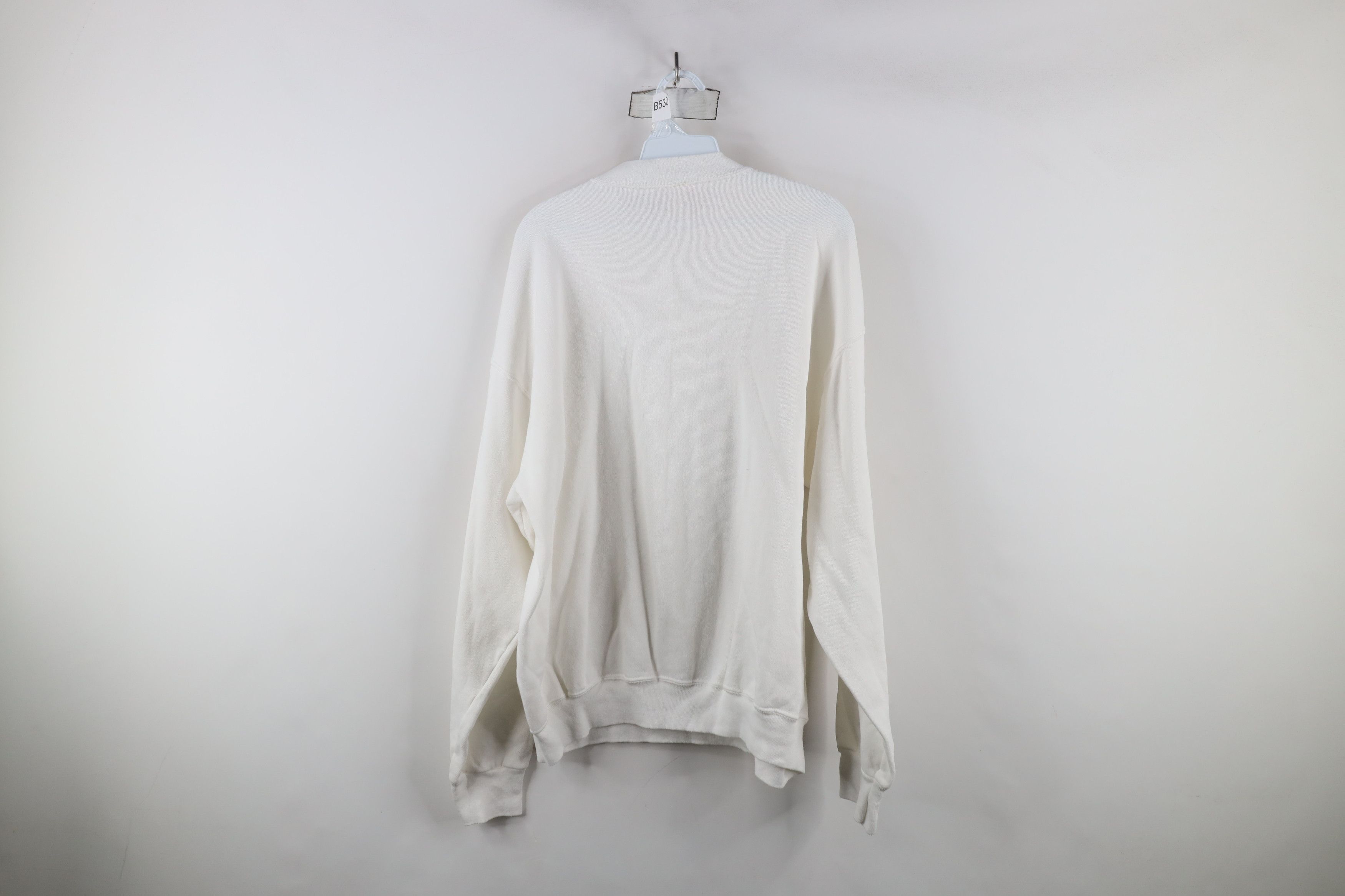 Vintage Vintage 80s 90s Streetwear Crewneck Sweatshirt White USA Size US XL / EU 56 / 4 - 10 Thumbnail