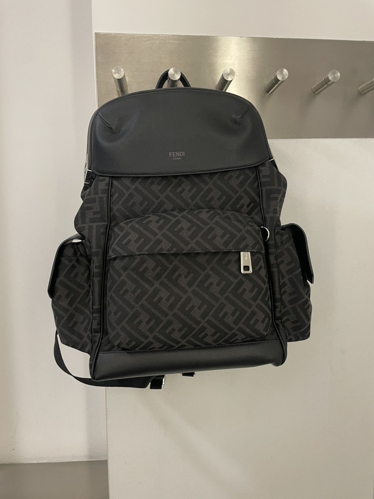 Fendi FF Jacquard Fendi Drive Backpack Size ONE SIZE - 1 Thumbnail