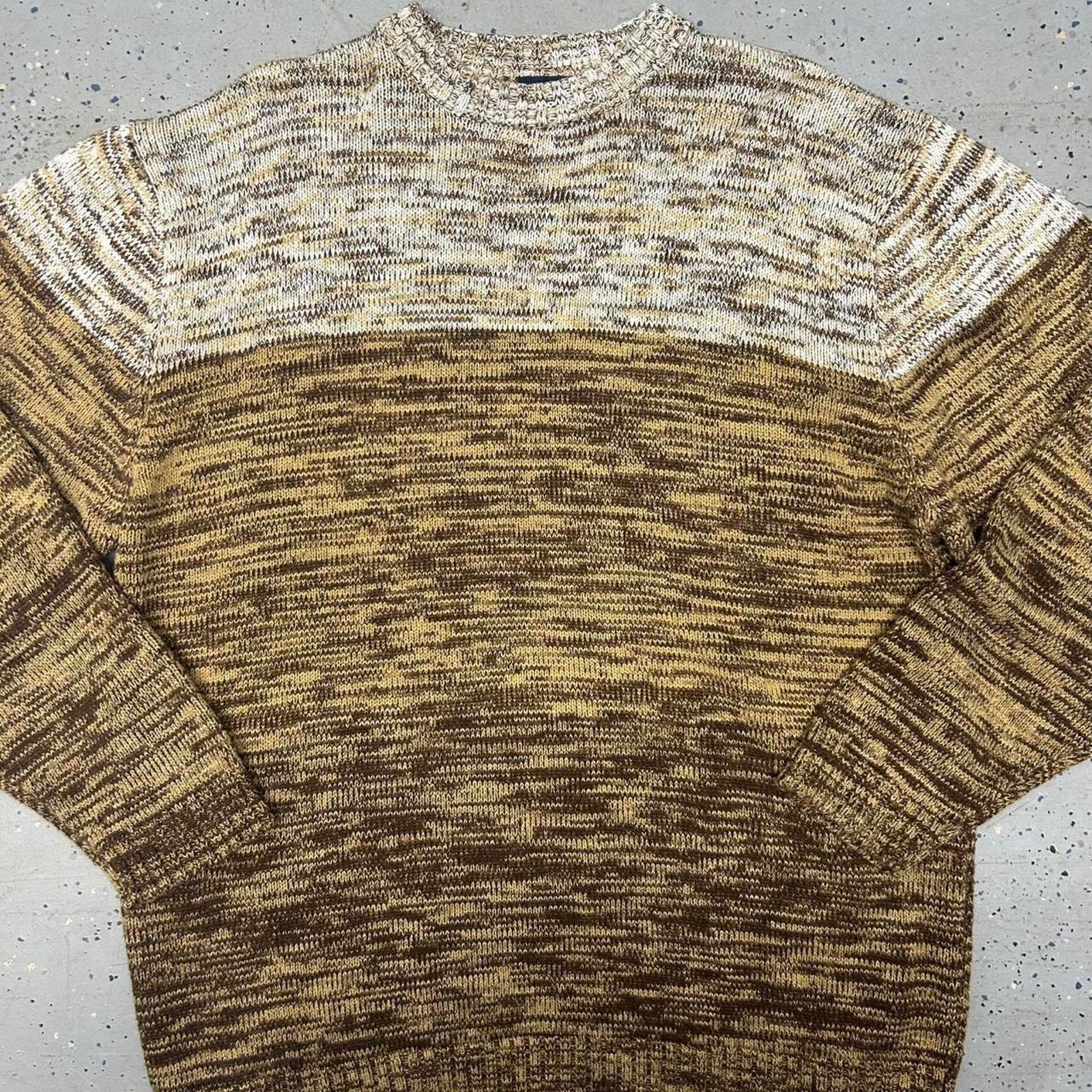 Other Y2K Players Brown and cream vintage sweater Size XXL / US 16-18 / IT 52-54 - 2 Thumbnail
