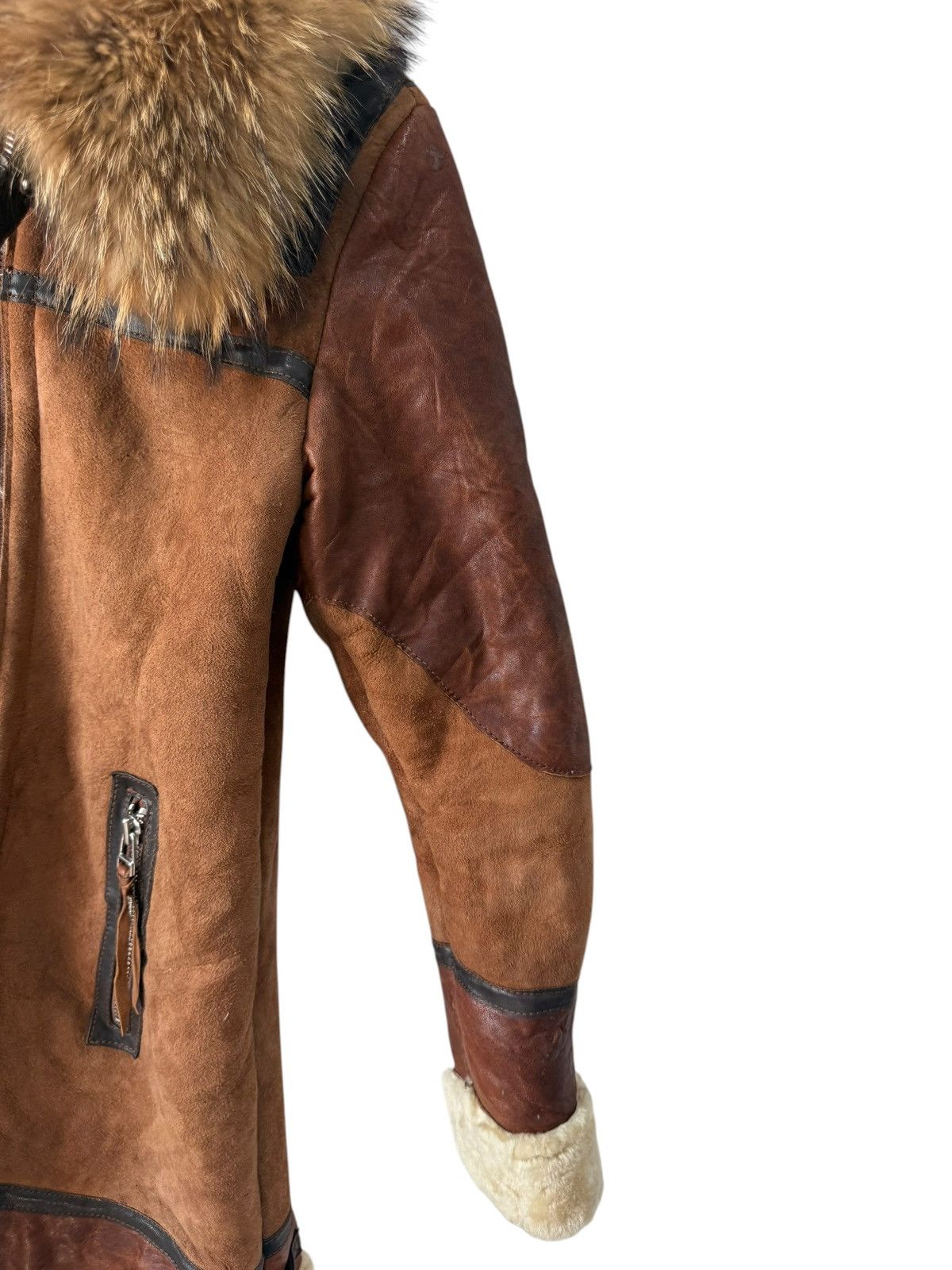 Avirex Avirex Sheepskin Long Jacket B3 Style Jacket With Fur Size M / US 6-8 / IT 42-44 - 5 Thumbnail