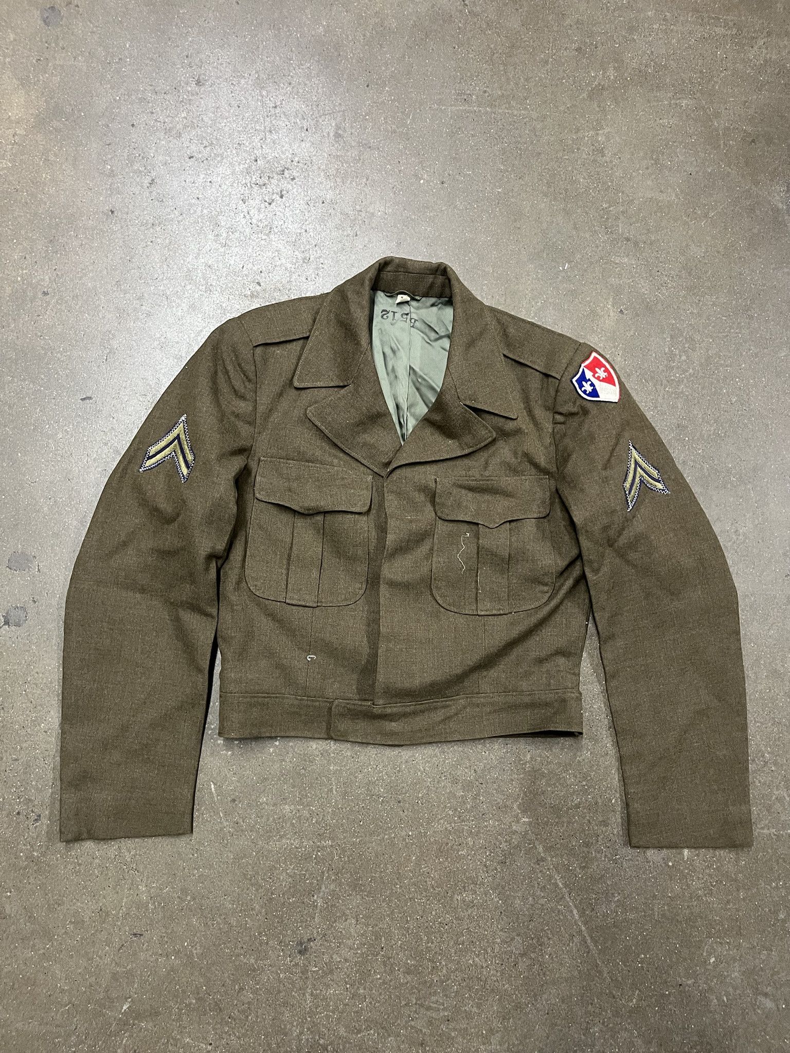 Vintage Vintage 1950s Military Ike Jacket Size 38 Size US S / EU 44-46 / 1 - 1 Thumbnail