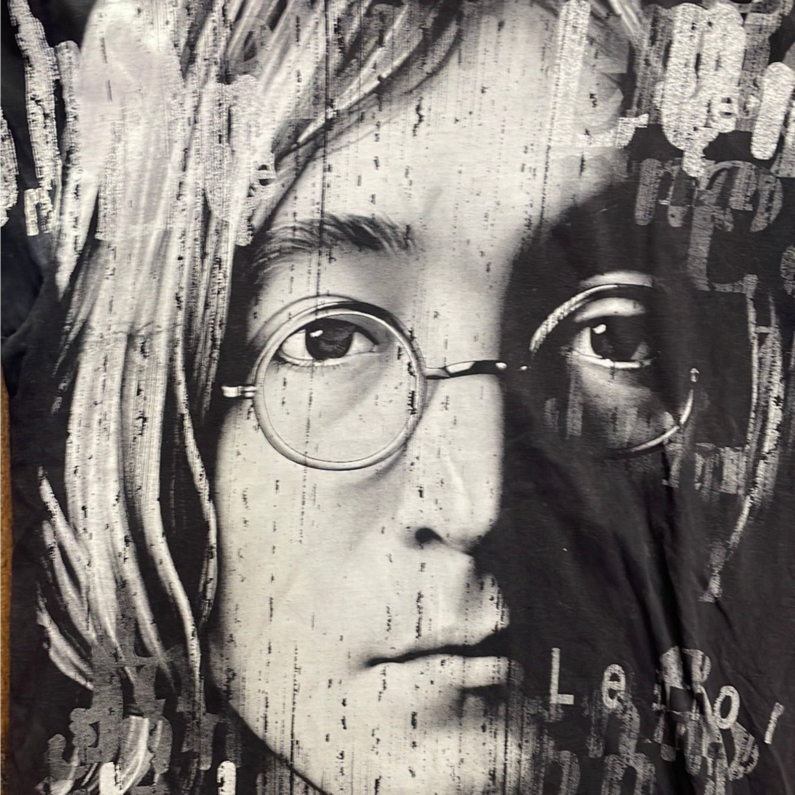 Band Tees 90s John Lennon All Over Print Big Face Tee Single Stitch XL Size US XL / EU 56 / 4 - 2 Thumbnail