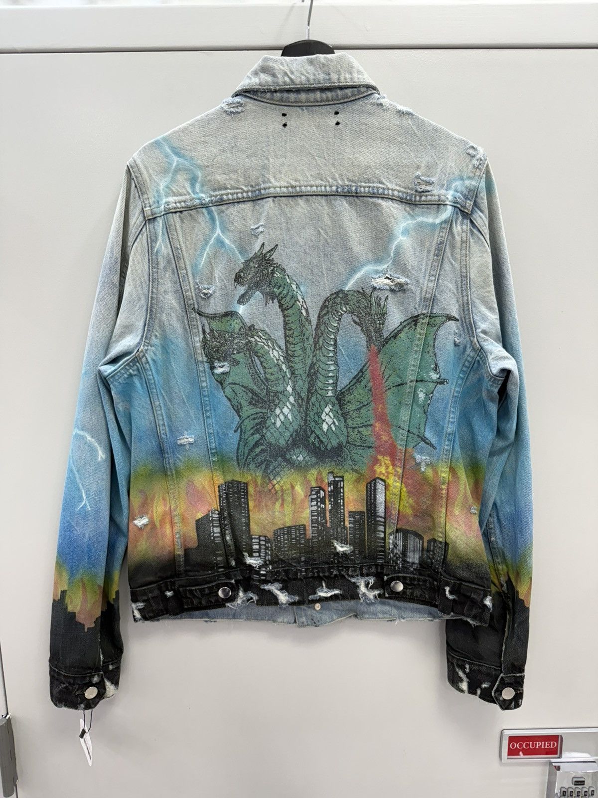 Amiri Amiri Dragon City Denim Jacket Size US L / EU 52-54 / 3 - 4 Thumbnail