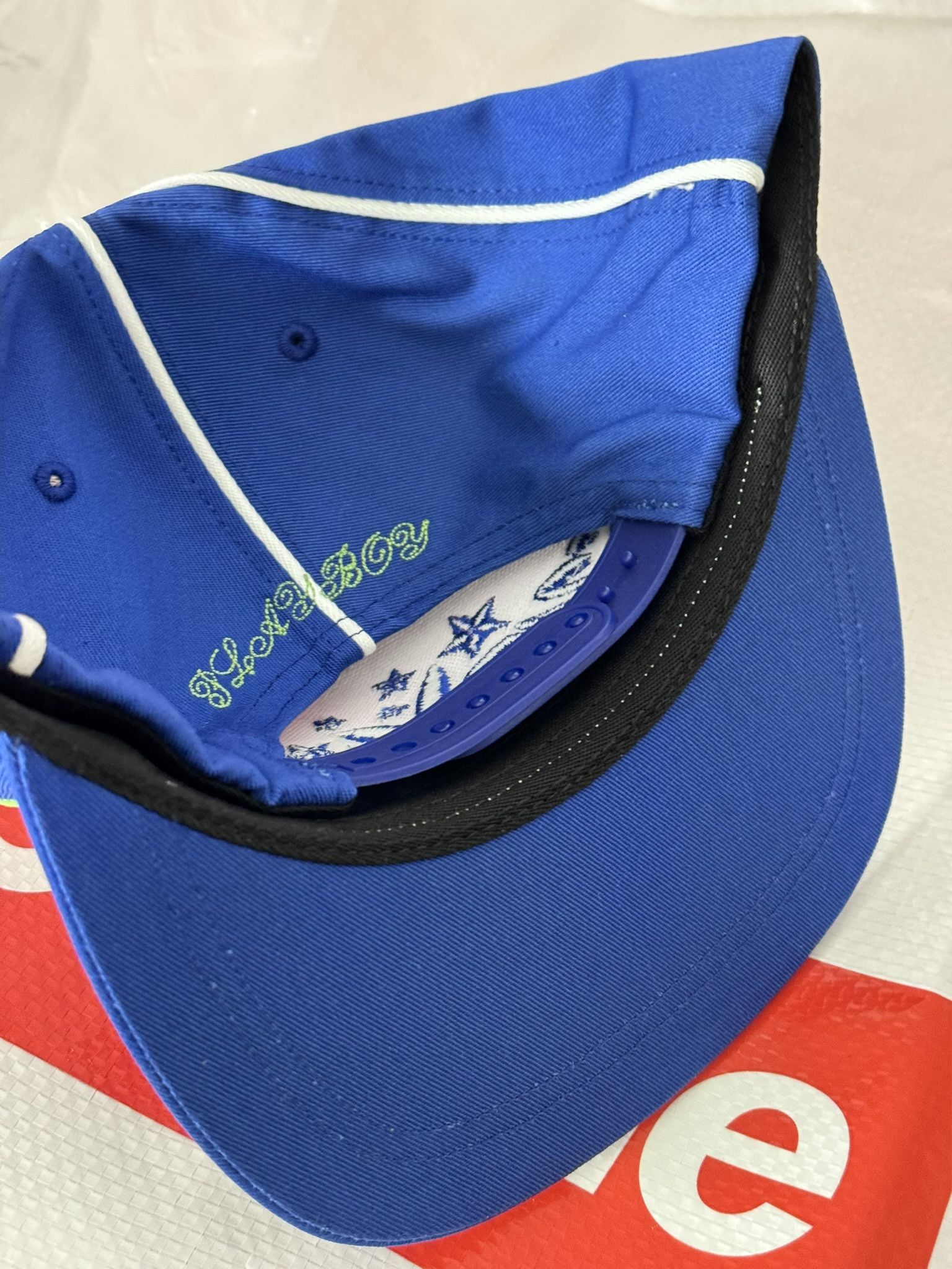 Playboy × Supreme Supreme Playboy 5-Panel cap hat royal ss 21 