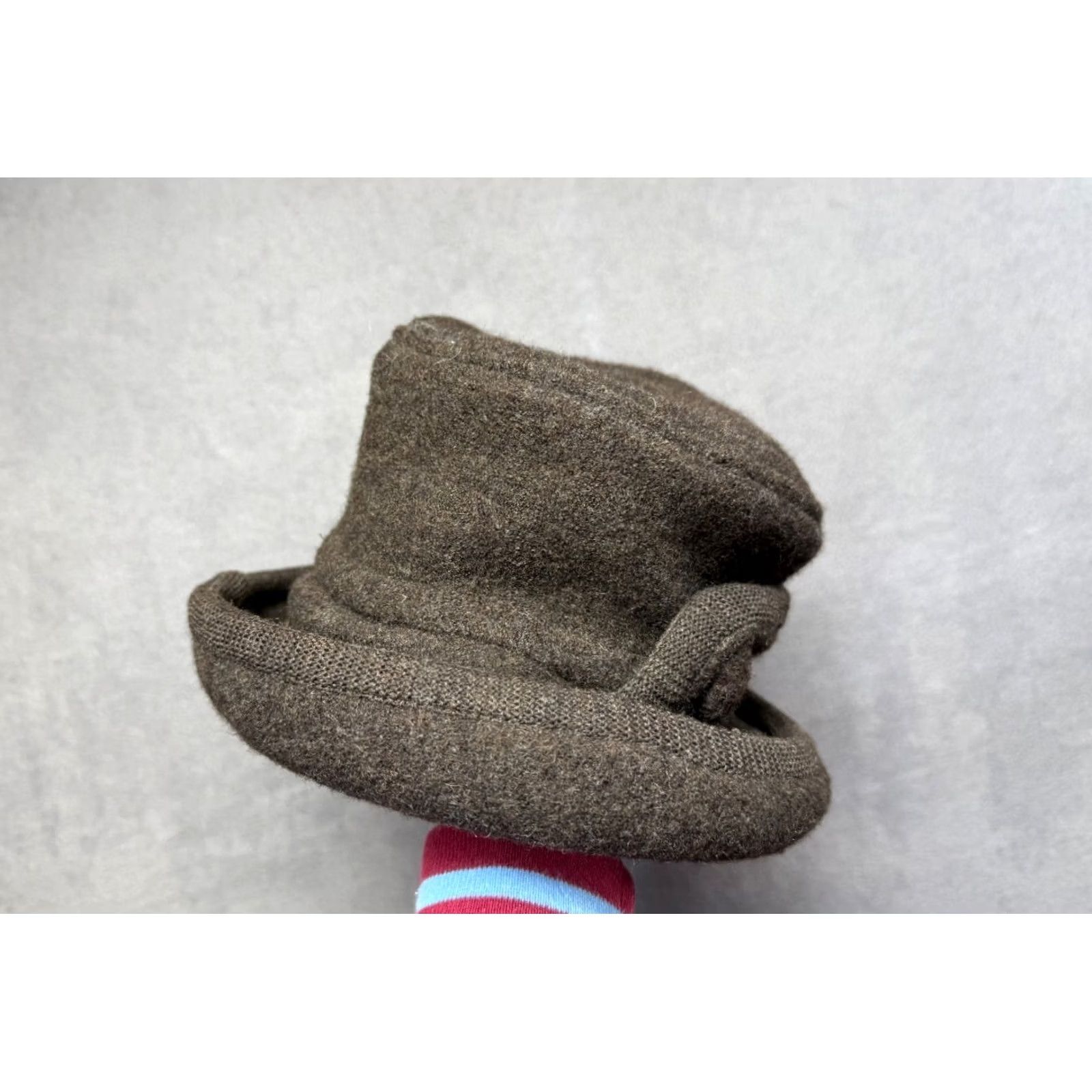 FRED Vitage Fred Bare Wool Bucket Hat England Brown One Size Women Hats Size ONE SIZE - 7 Thumbnail