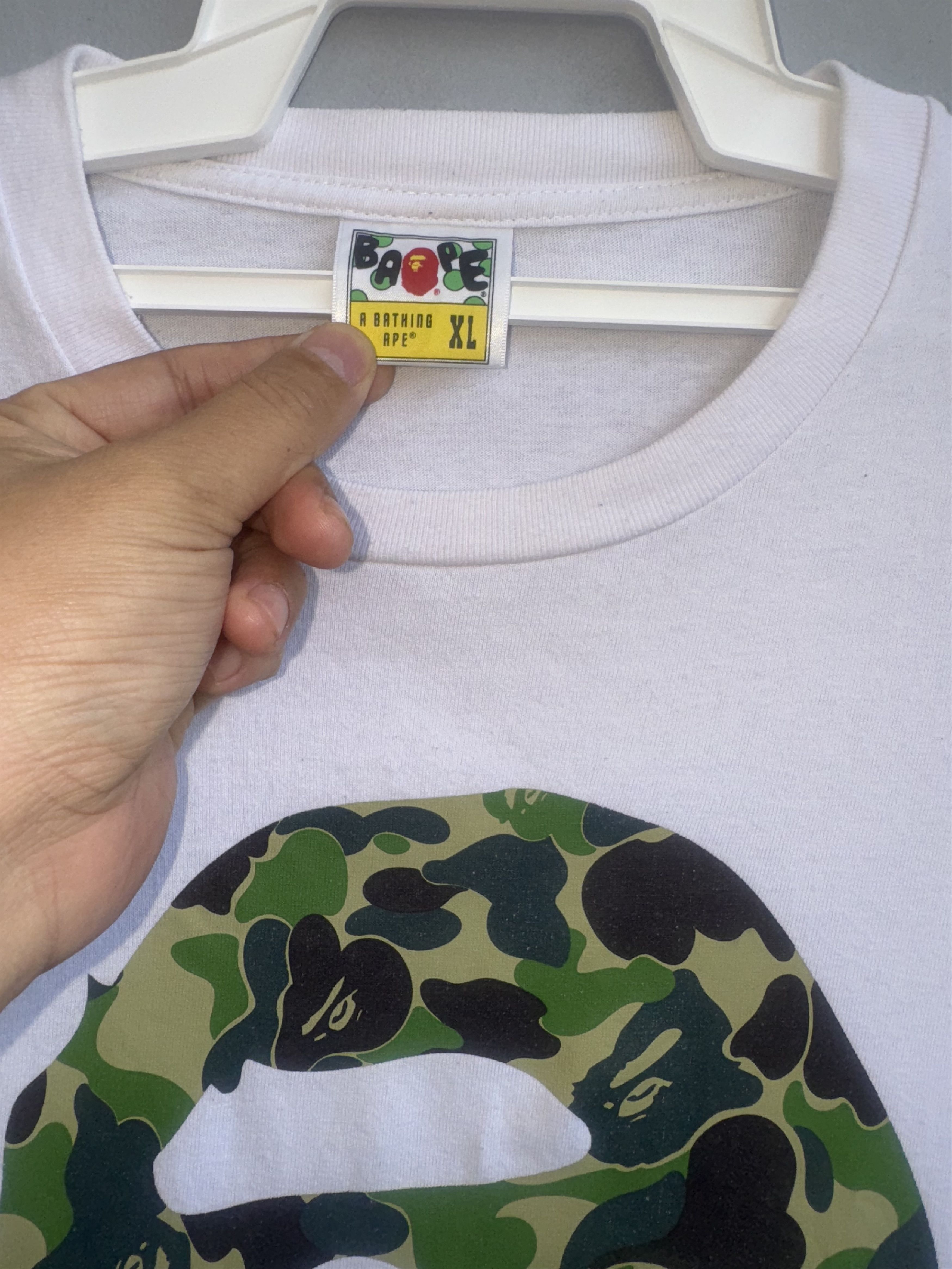 Bape A Bathing Ape Bape ABC Camo Big Ape Head Vintage T-Shirt Size US XL / EU 56 / 4 - 4 Thumbnail