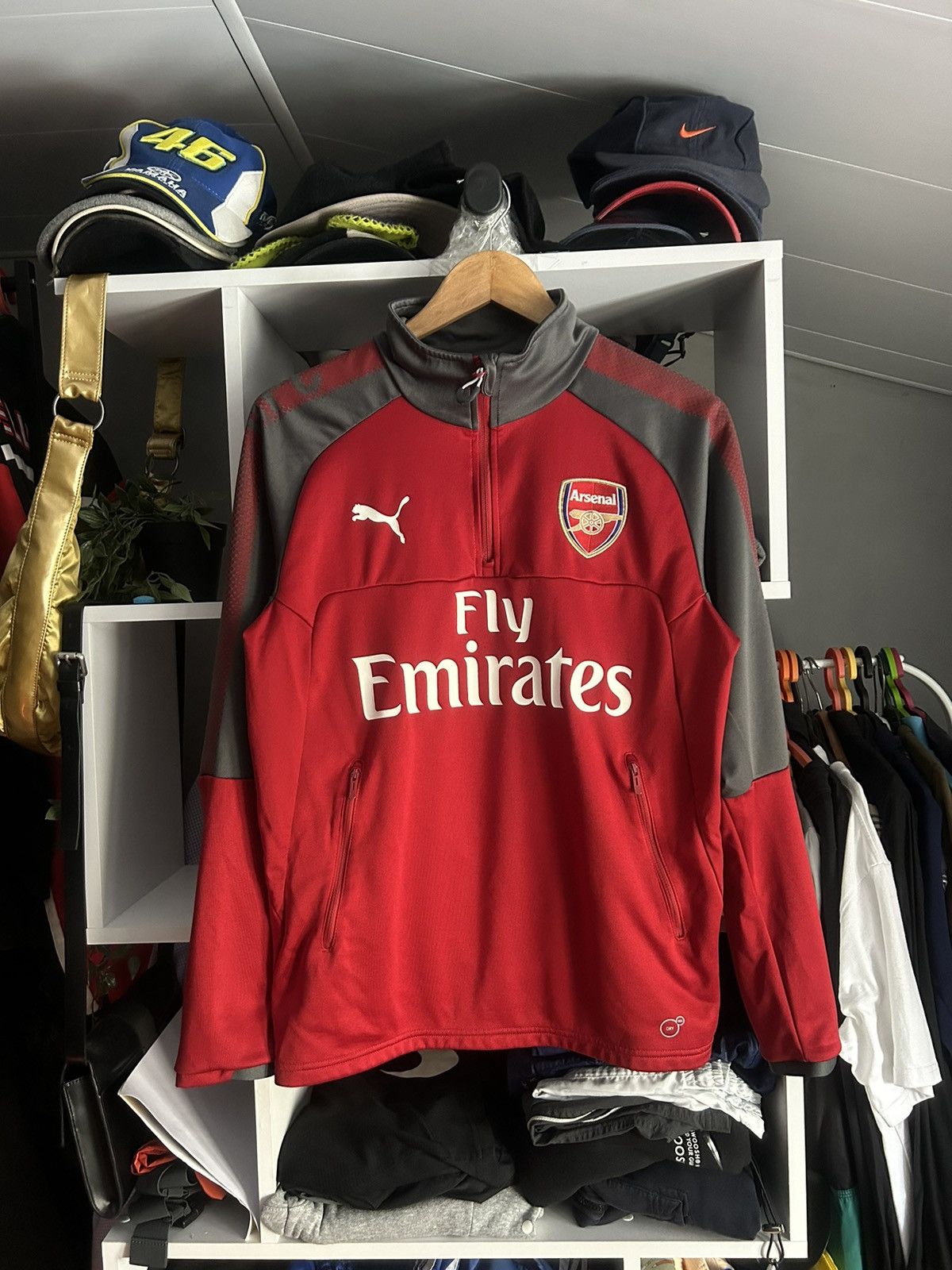 Puma Arsenal 2017/18 Puma training football sweatshirt Size US S / EU 44-46 / 1 - 1 Thumbnail