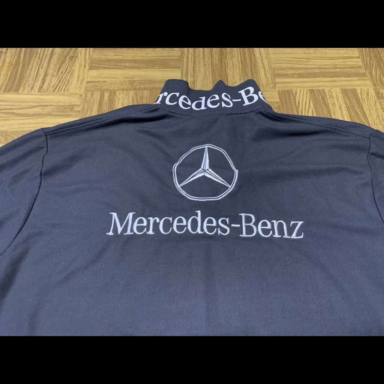Mercedes-Benz × Vintage Vintage 90s Mercedes Benz Racing Big Logo Embroidery Polo Size US XXL / EU 58 / 5 - 7 Thumbnail