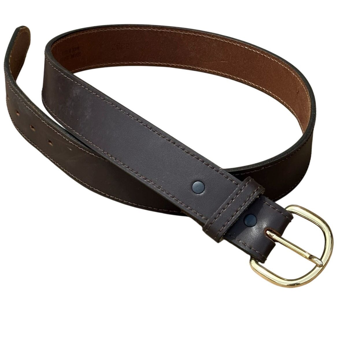Other Black Leather Men's Belt Size ONE SIZE - 1 Thumbnail