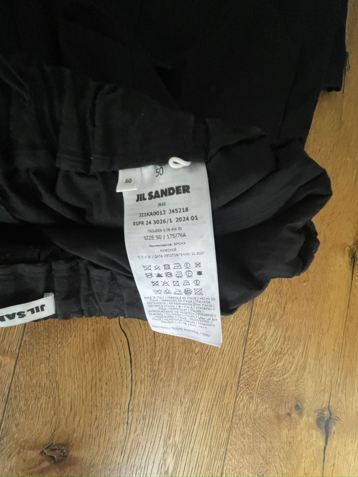 Jil Sander Jil Sander Black Casual Pants Size US 31 - 5 Thumbnail