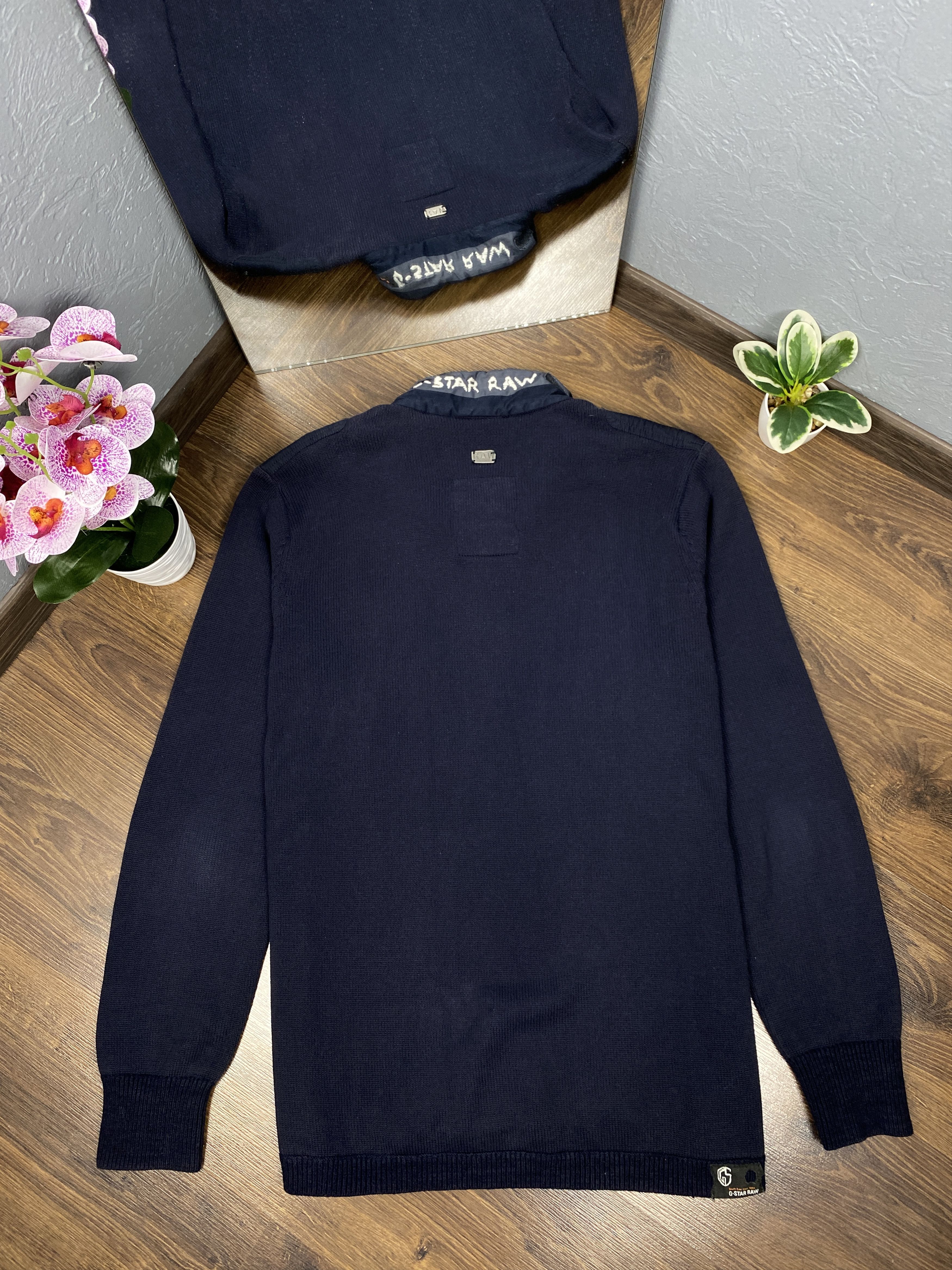 G-Star G Star Raw vintage quarter 1\4 zip sweater y2k diesel style Size US XL / EU 56 / 4 - 6 Thumbnail