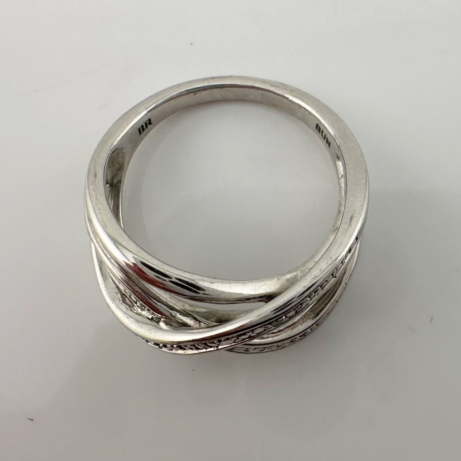Other Beautiful Braided Strands Ring with Diamond Accent Size 7 Size ONE SIZE - 9 Thumbnail