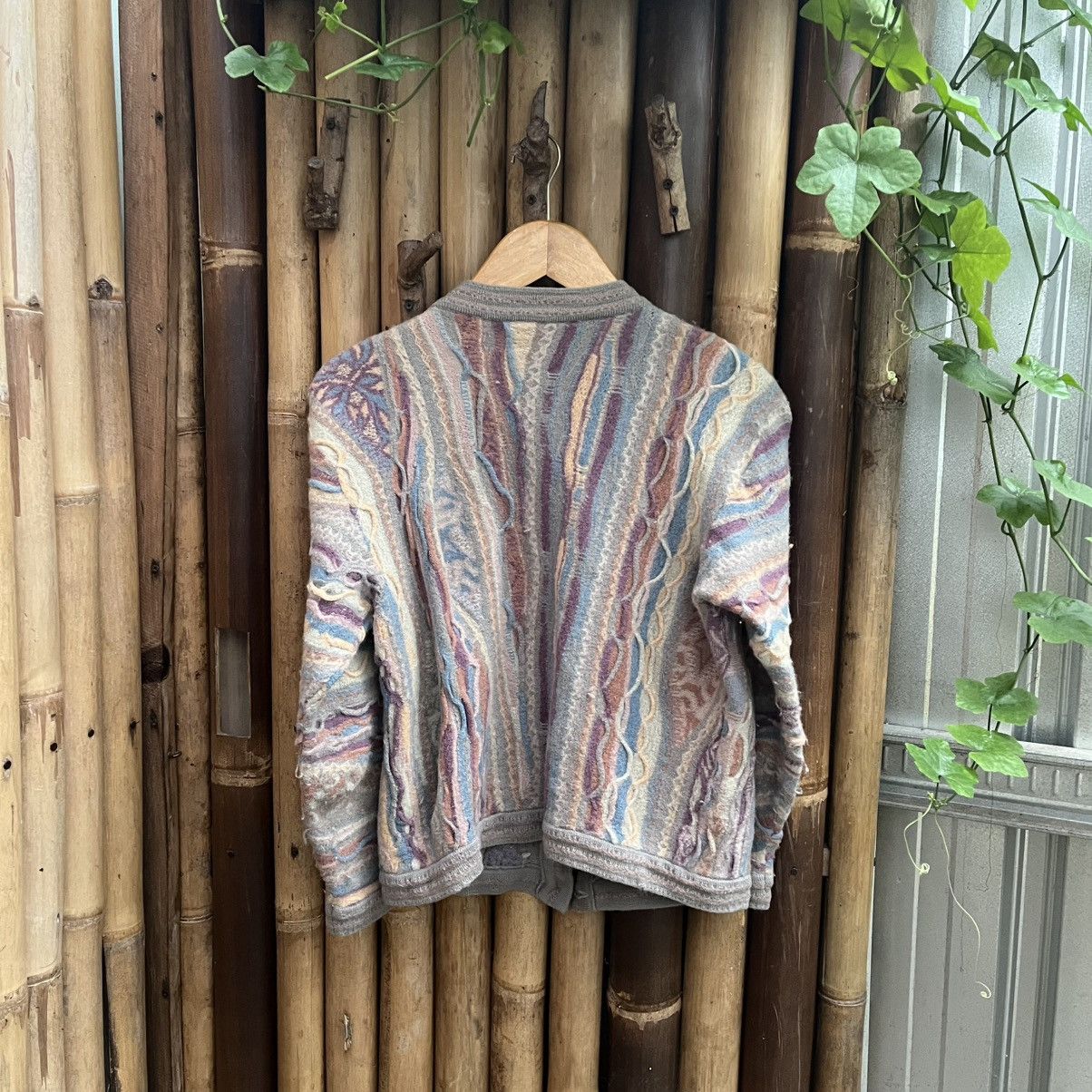 Coogi Vintage Coogi Cardigan Sweater Button 90s Pastel Colour Size S / US 4 / IT 40 - 8 Thumbnail