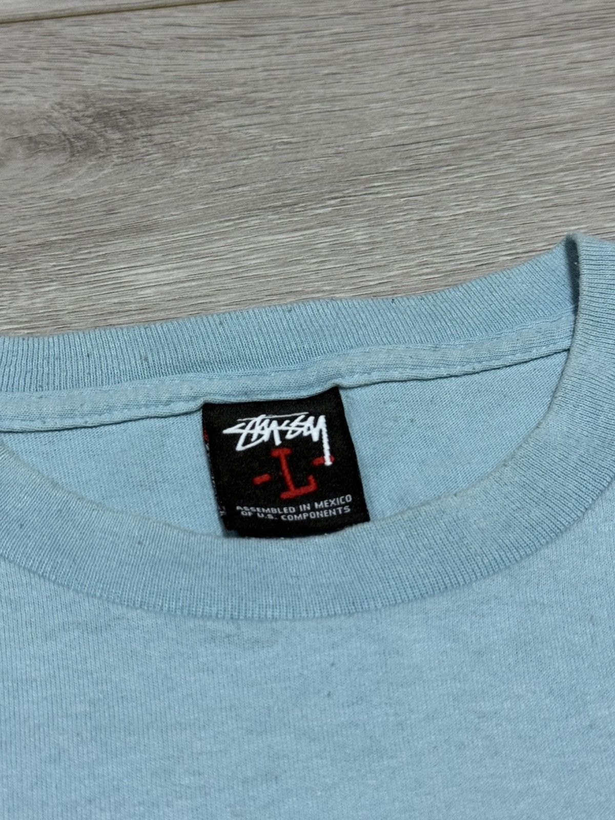 Stussy Stussy tribe leopard tiger print NYLTLA tee shirt 90s-00s Size US L / EU 52-54 / 3 - 4 Thumbnail
