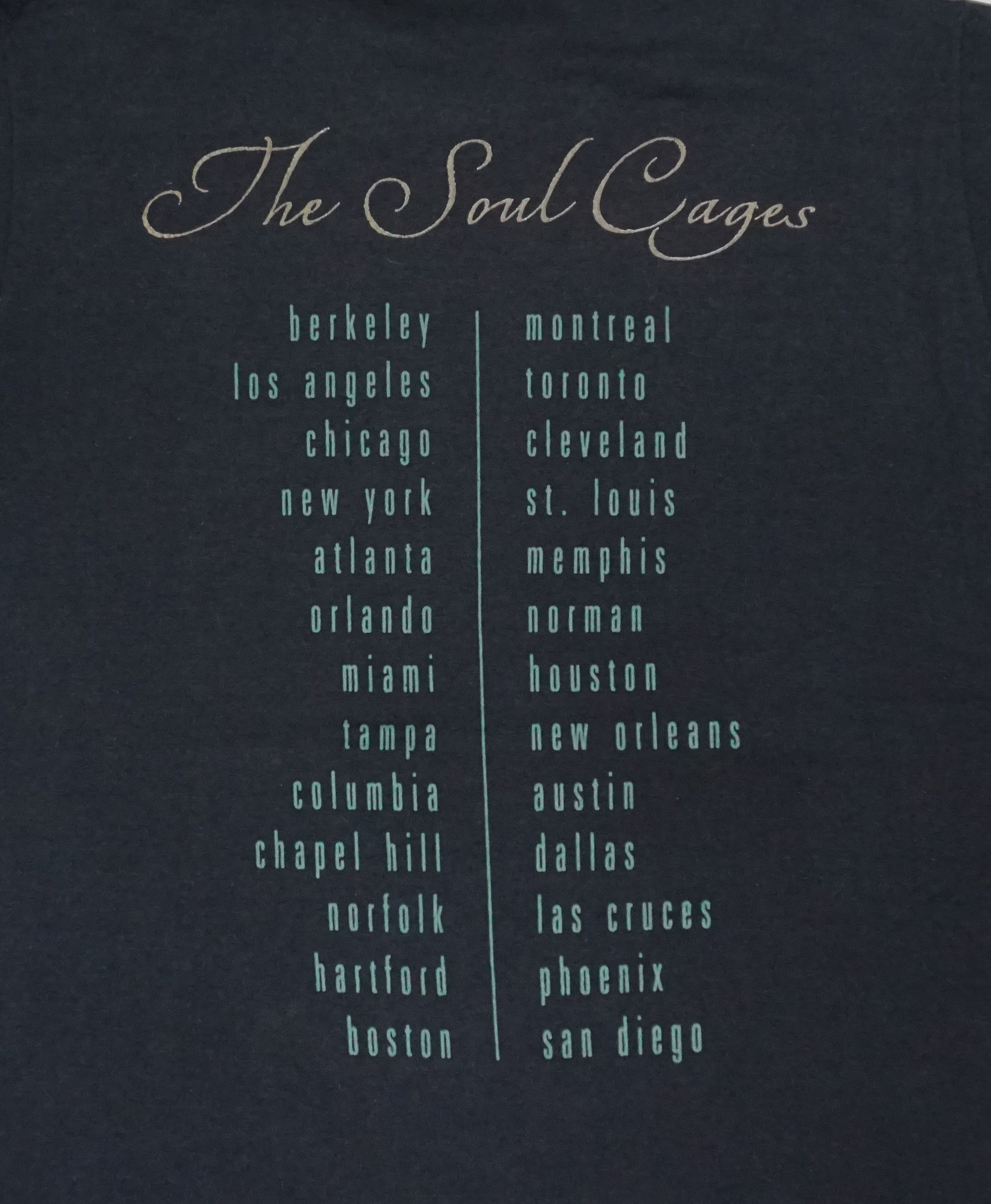 Band Tees × Mostly Heard Rarely Seen × Vintage 90's Sting "The Soul Cage" Tour T-shirt Size US M / EU 48-50 / 2 - 6 Thumbnail