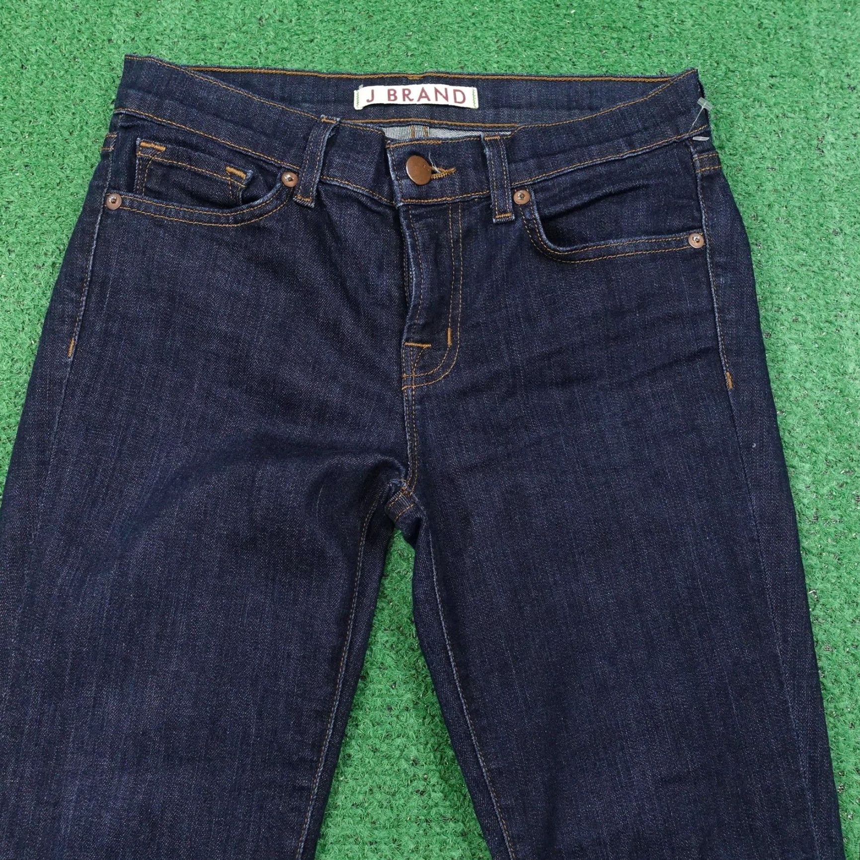 J Brand J Brand Jeans Womens 26 Blue Dark Wash Skinny Leg Stretch Denim 811C032 Size 26" / US 2 / IT 38 - 2 Thumbnail