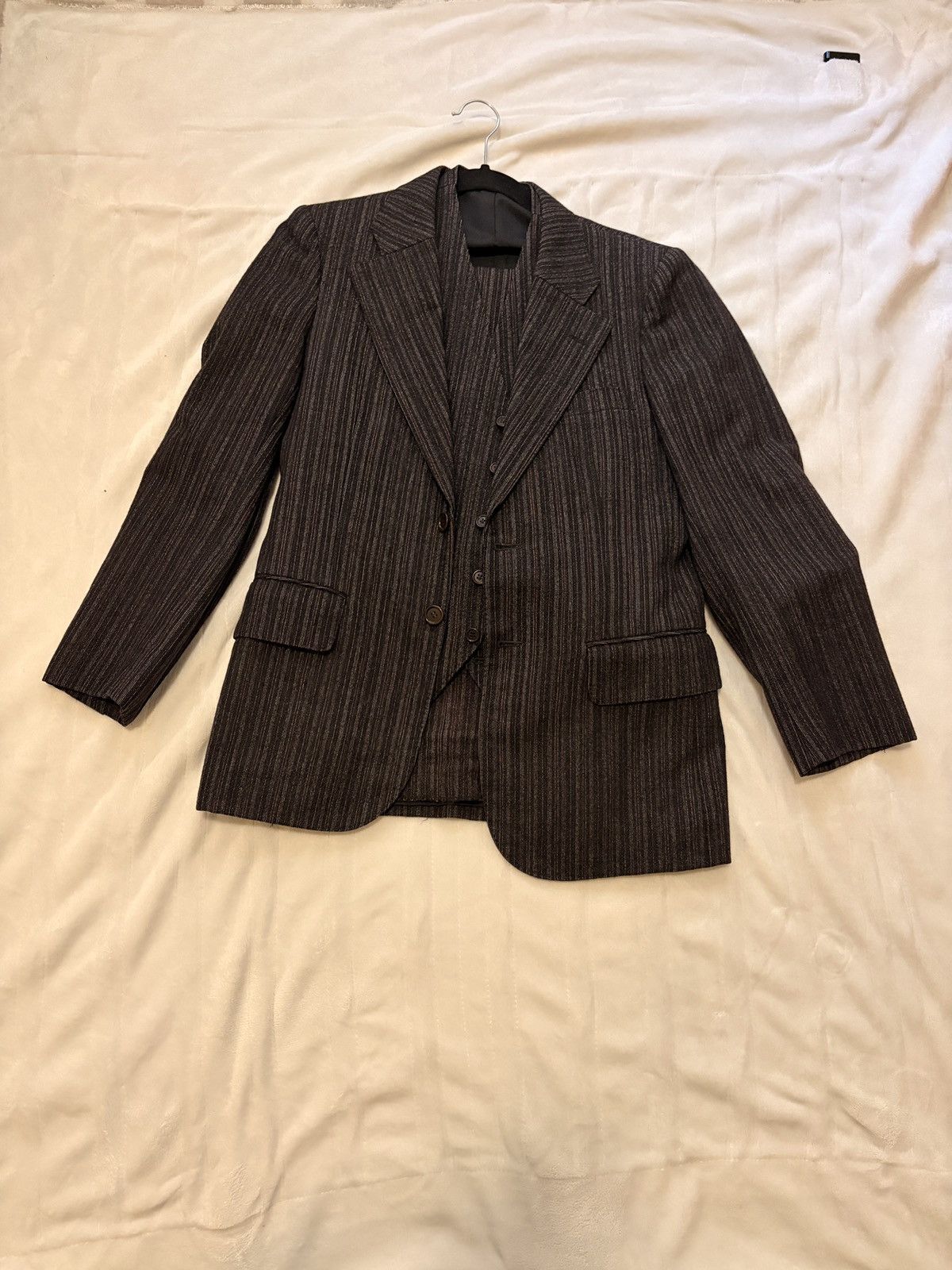 Yves Saint Laurent Yves Saint Laurent Three-Piece Suit Size 36S - 1 Thumbnail