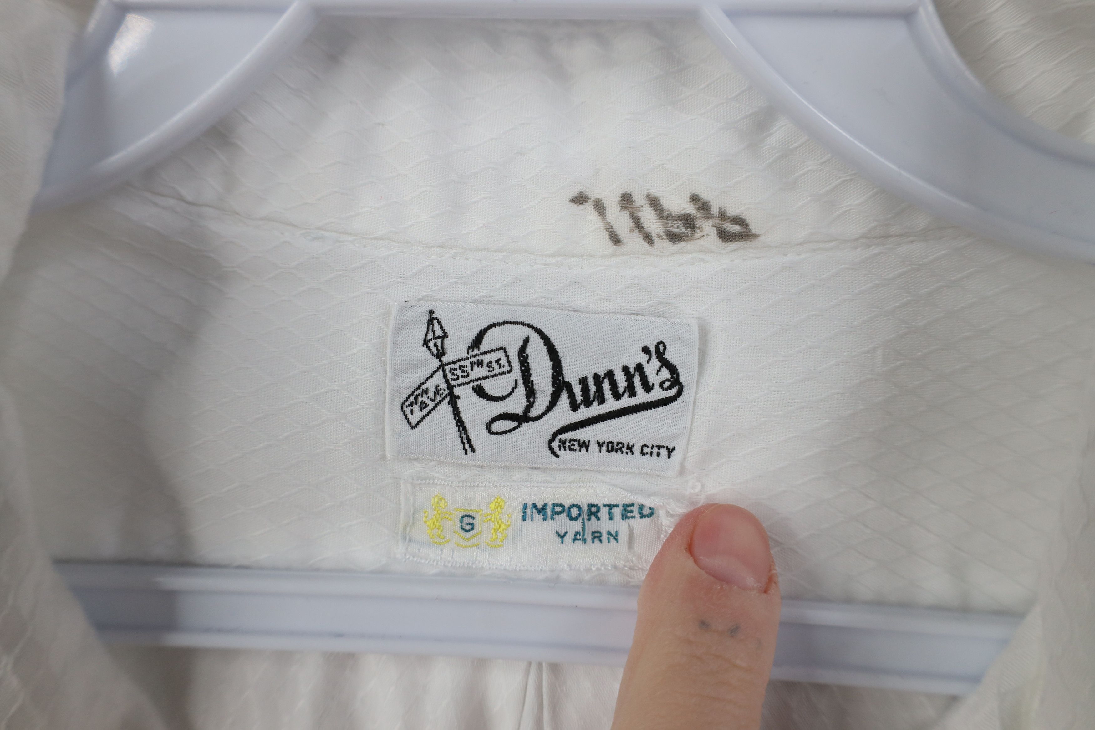 Vintage Vintage 50s Streetwear French Cuff Button Shirt White USA Size US L / EU 52-54 / 3 - 6 Thumbnail