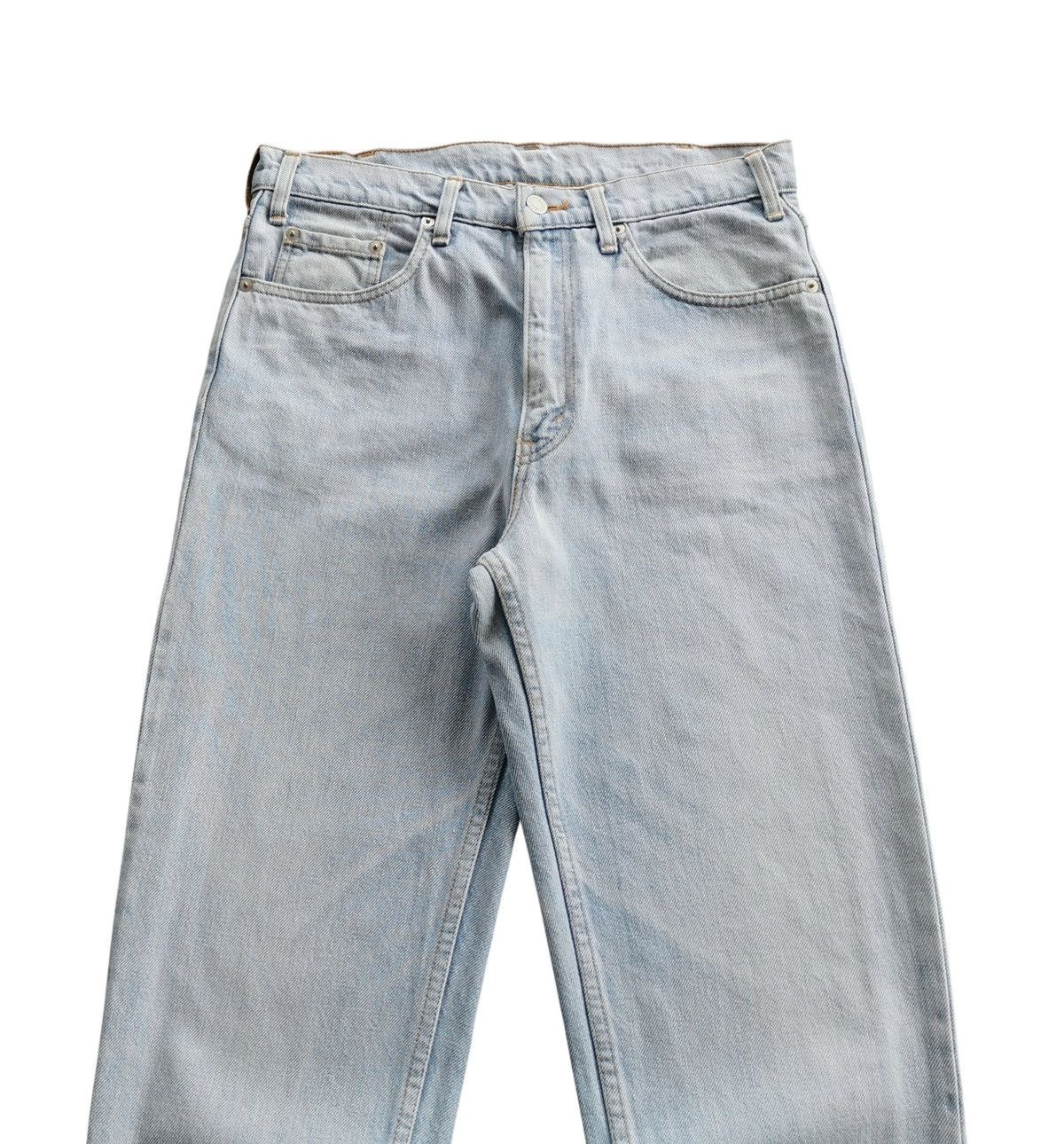 Levi's Vintage Levis Original Rivetted Faded Light Blue Jeans Size US 31 - 6 Thumbnail